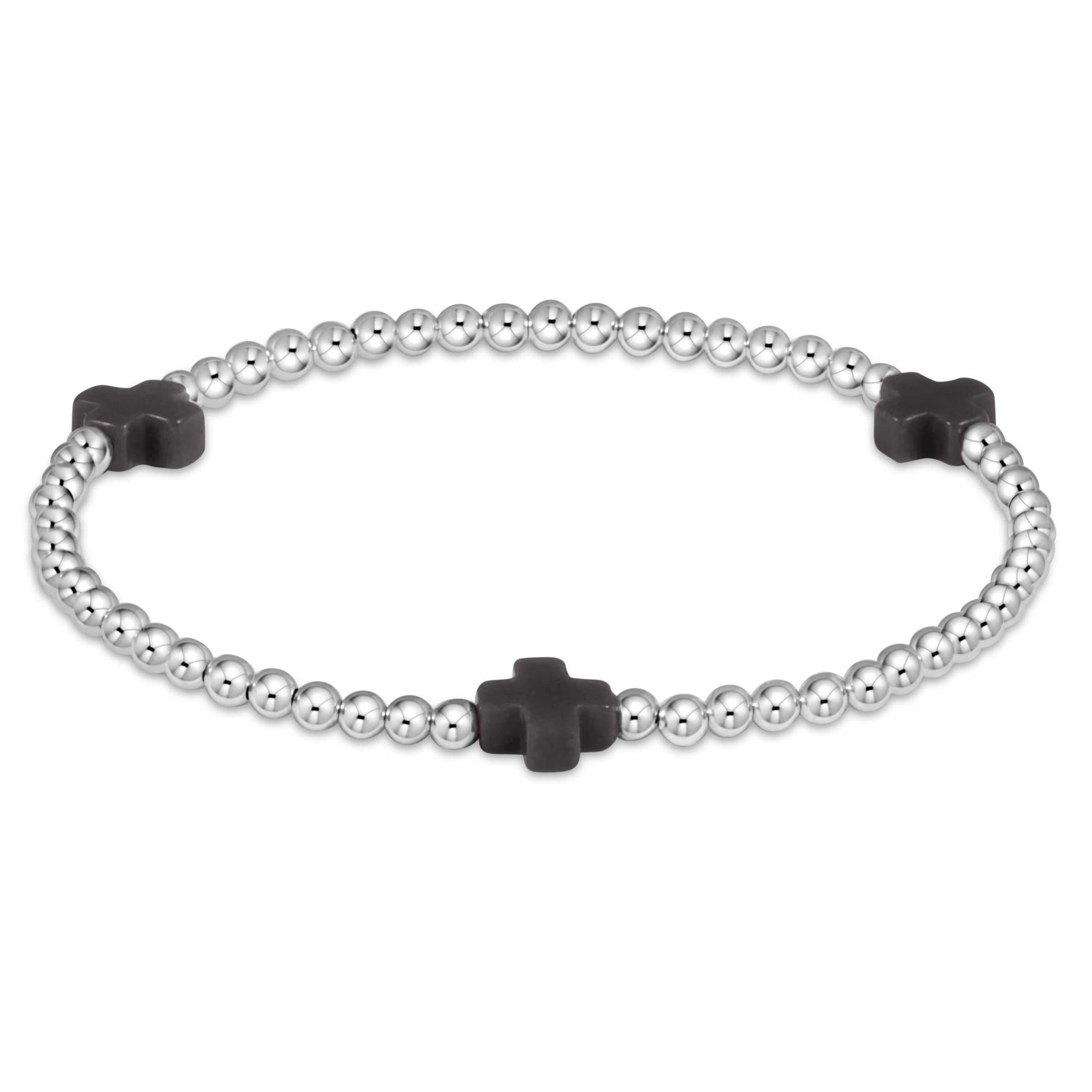 Signature Cross 3mm Sterling Bracelet