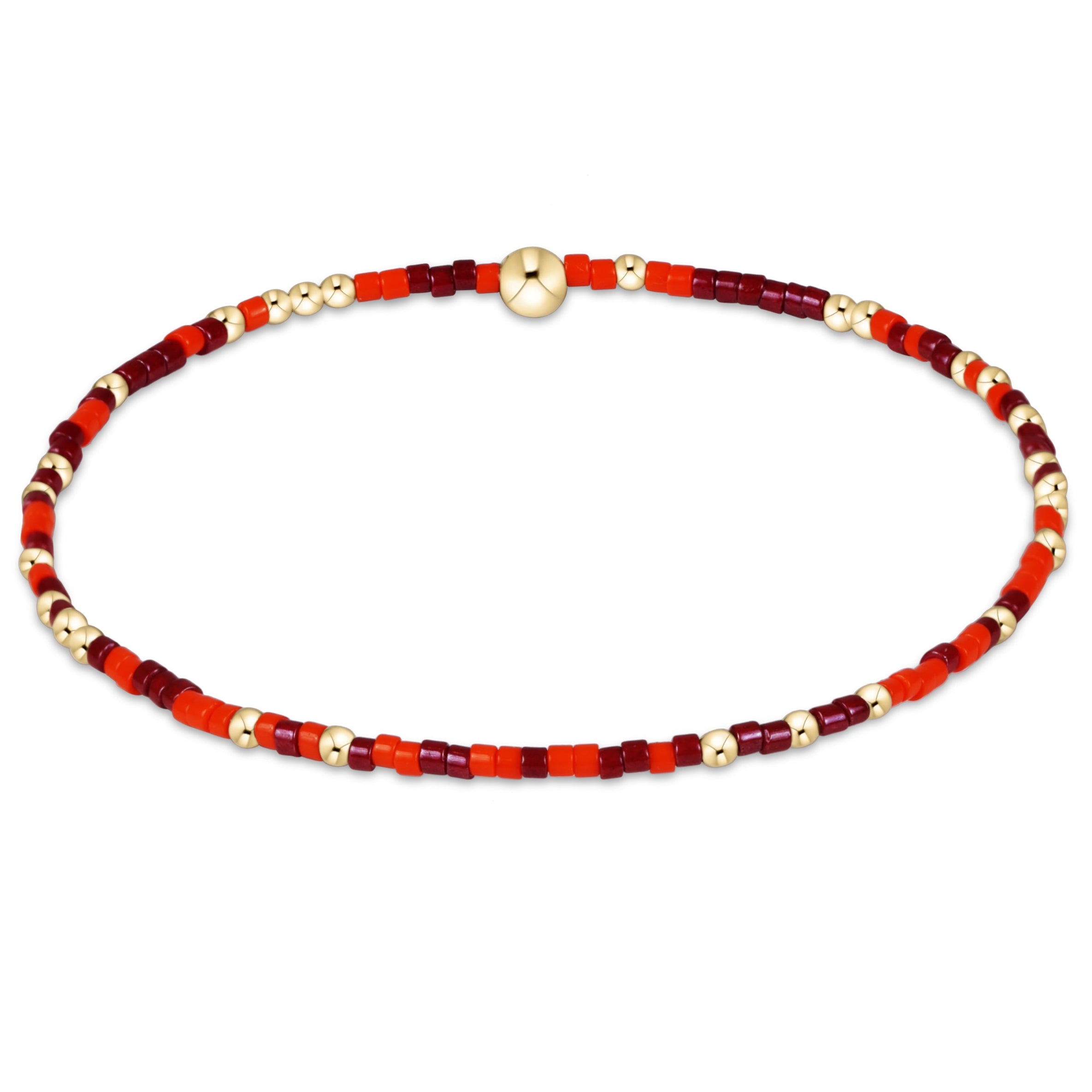 Gameday Hope Unwritten Bracelet - Bright Orange-Maroon