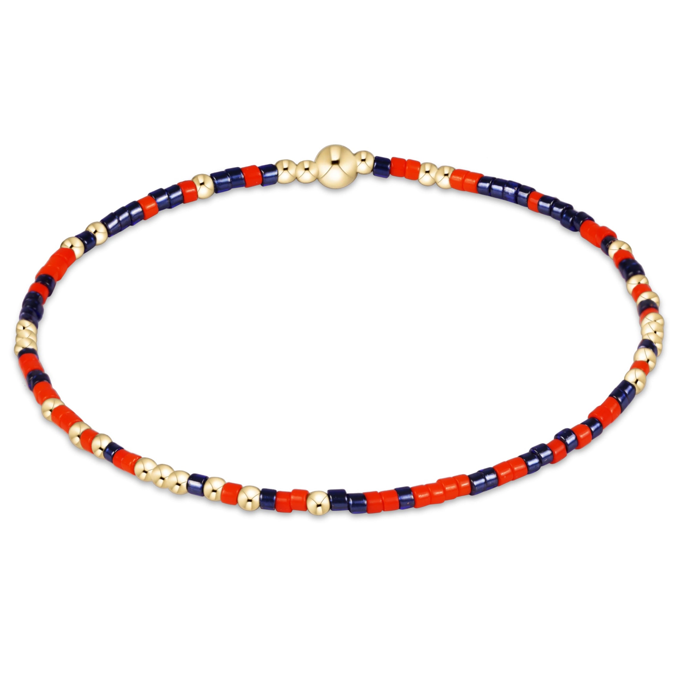 Gameday Hope Unwritten Bracelet - Bright Orange-Navy