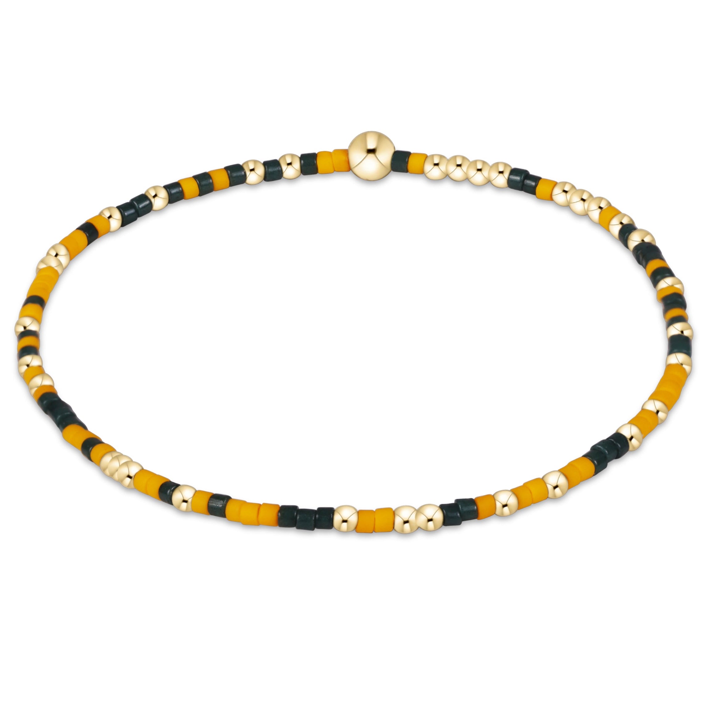 Gameday Hope Unwritten Bracelet - Dark Green-Golden Yellow