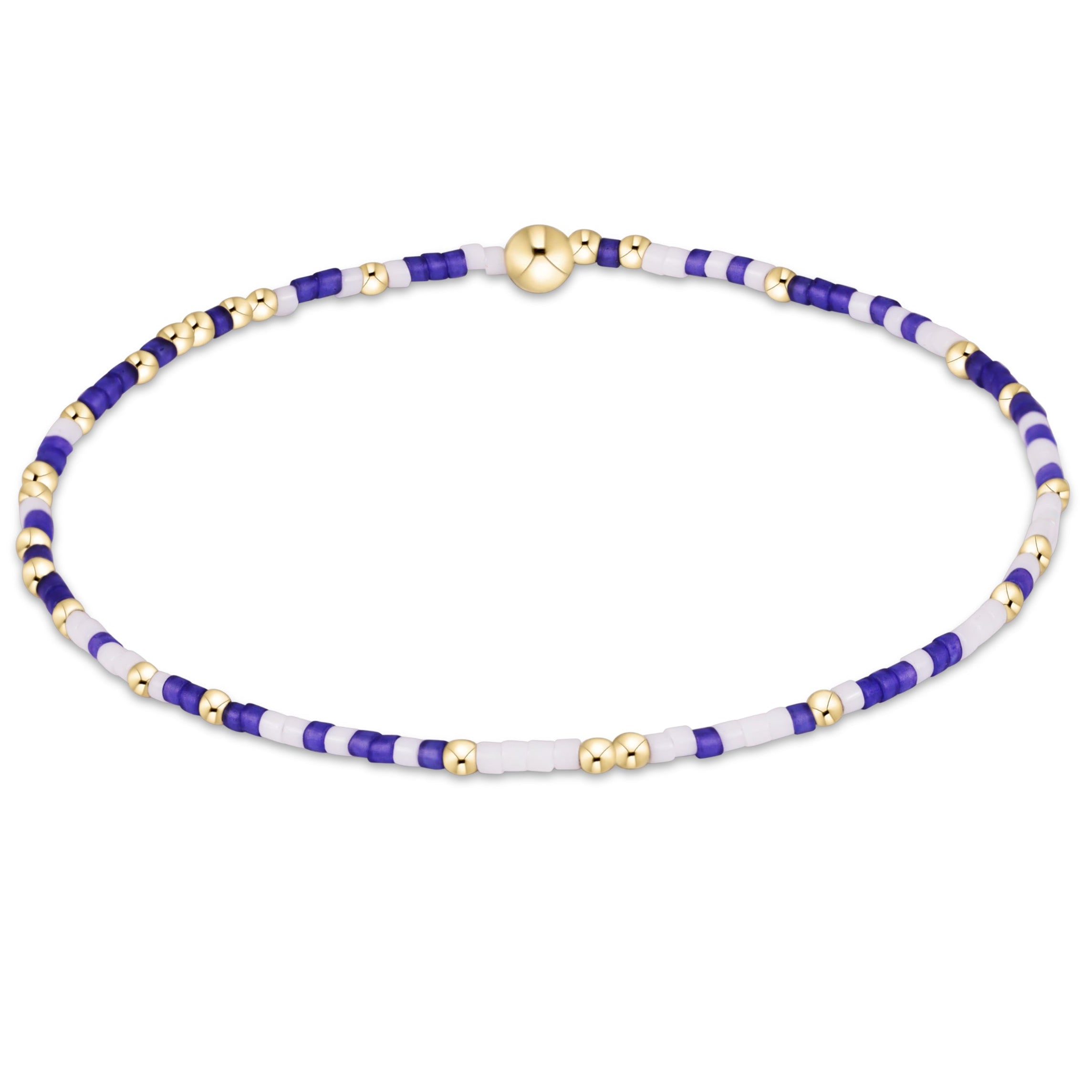 Gameday Hope Unwritten Bracelet - Purple-White