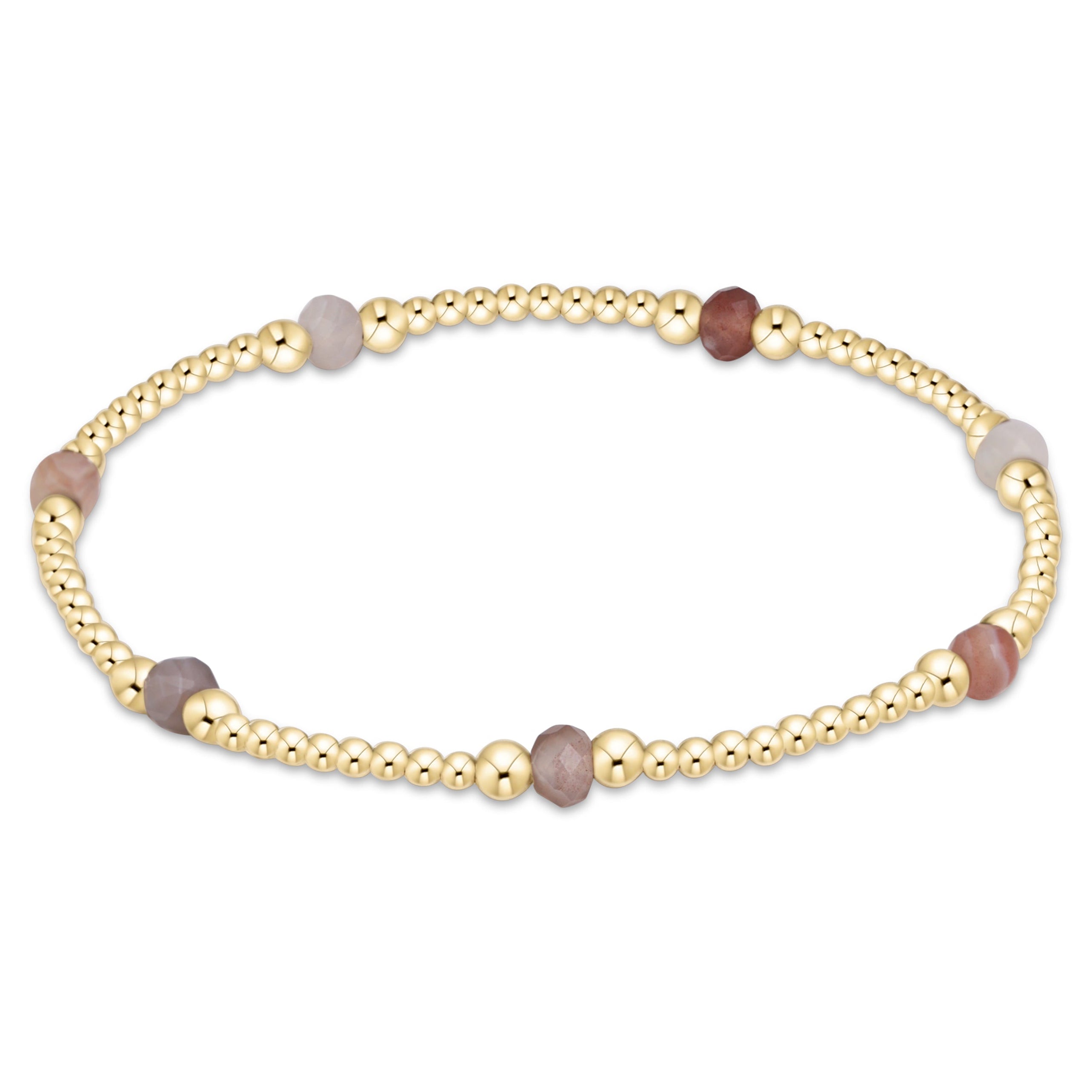 Purpose Gemstone 4mm Bracelet - Botswana Agate