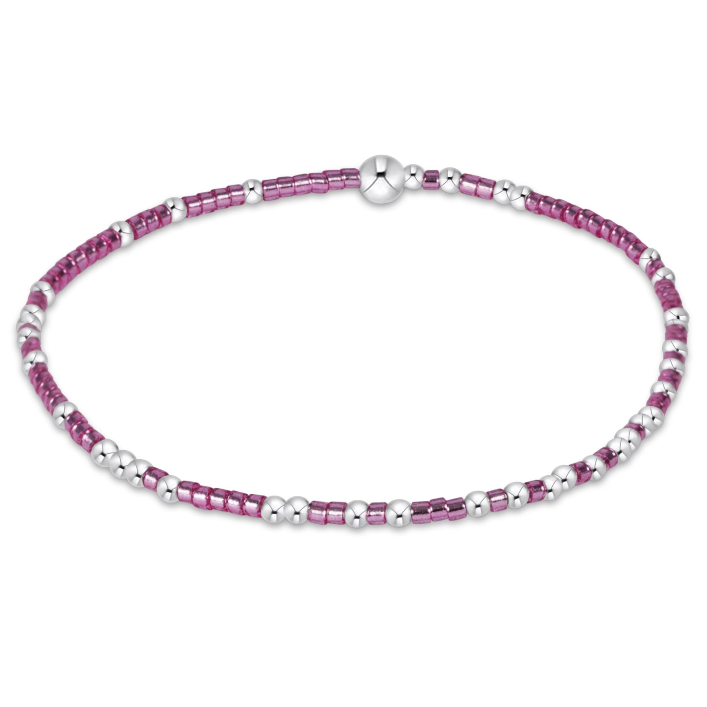 Hope Unwritten Sterling Bracelet - Pink Metallic