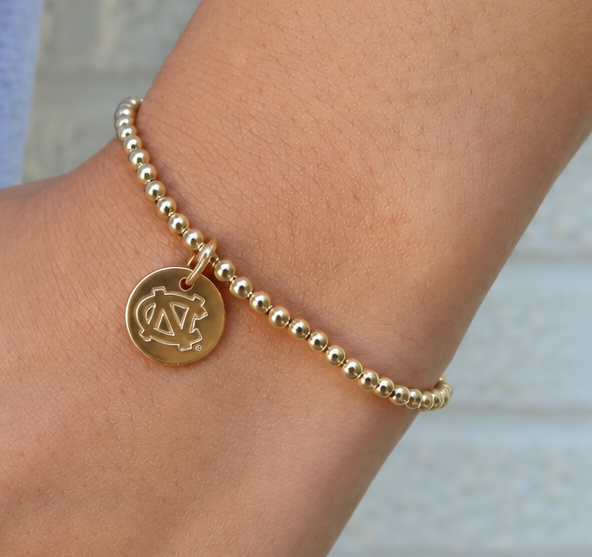 eCOLLEGIATE Classic Gold 3mm Bracelet - UNC Disc