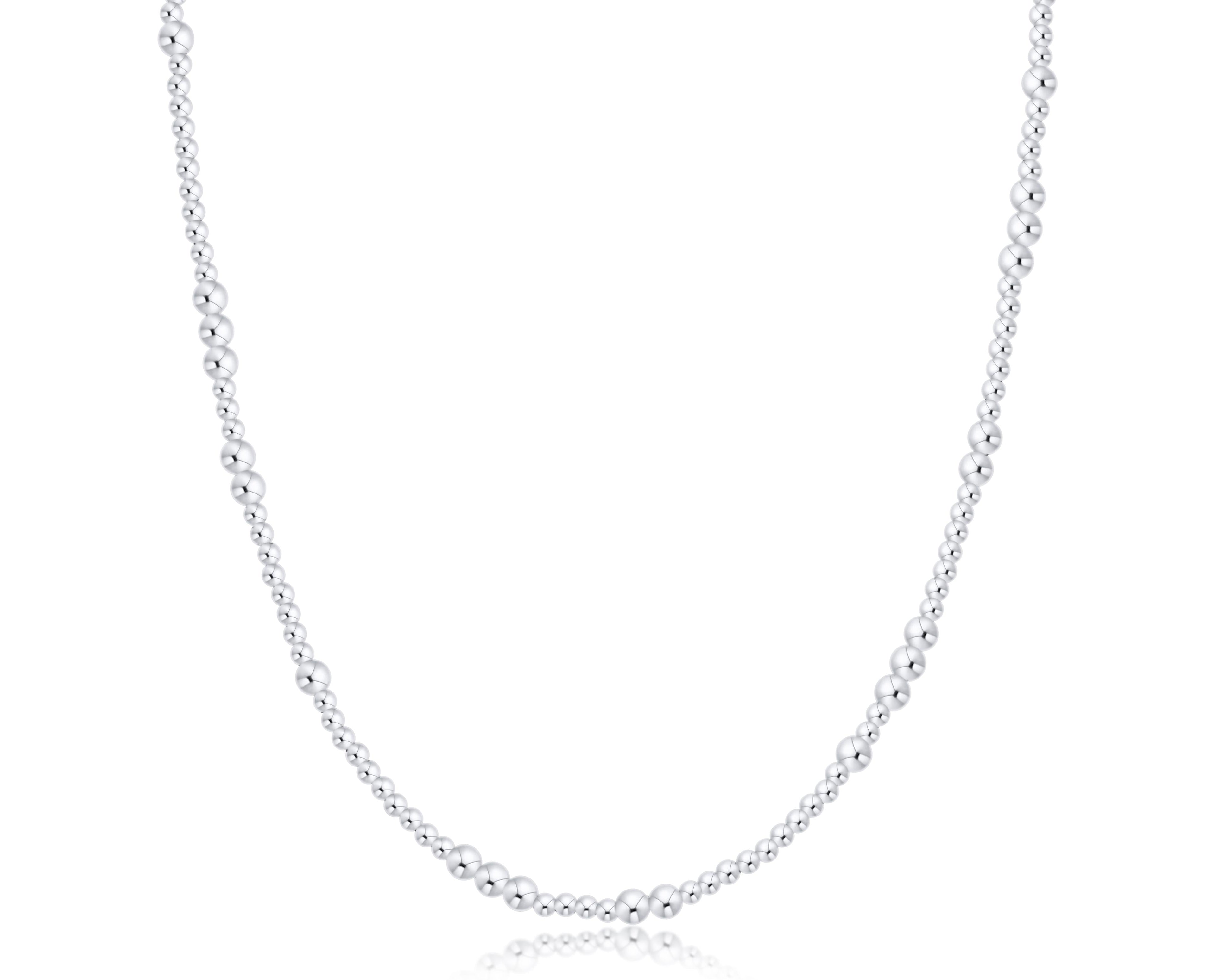 Choker Beaded - Hope Unwritten Sterling 3mm