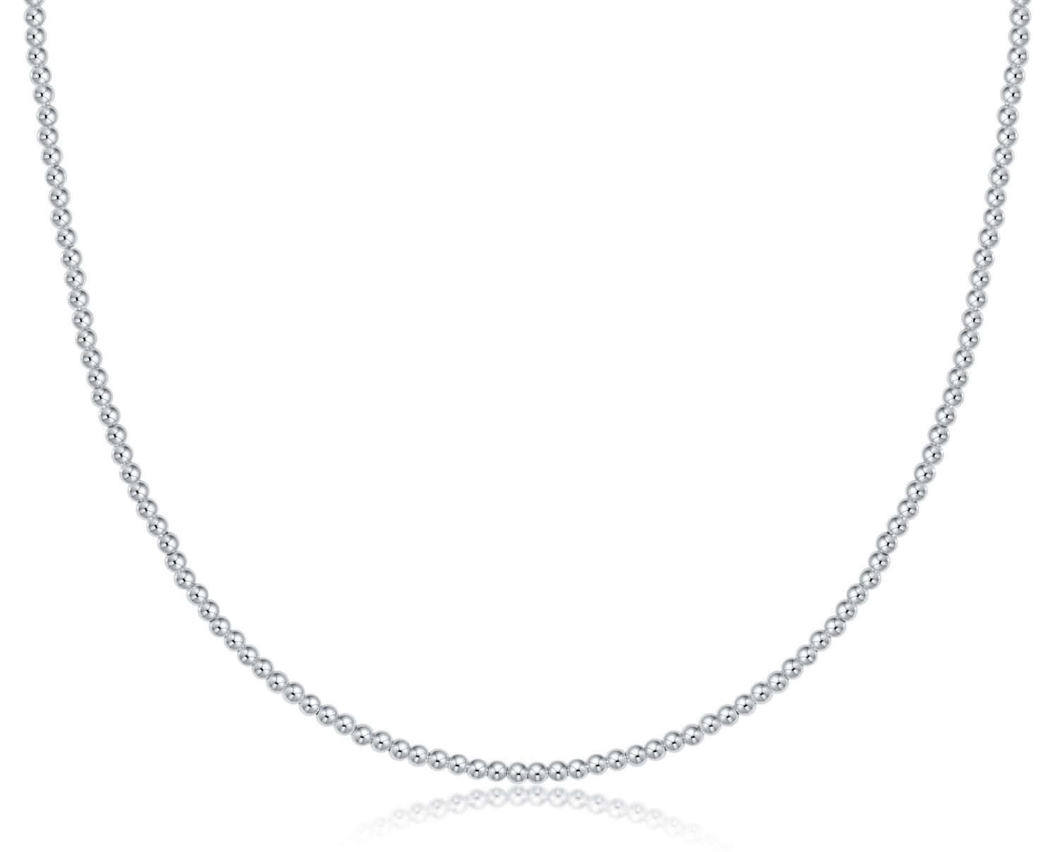 Choker Classic Sterling 2mm Bead