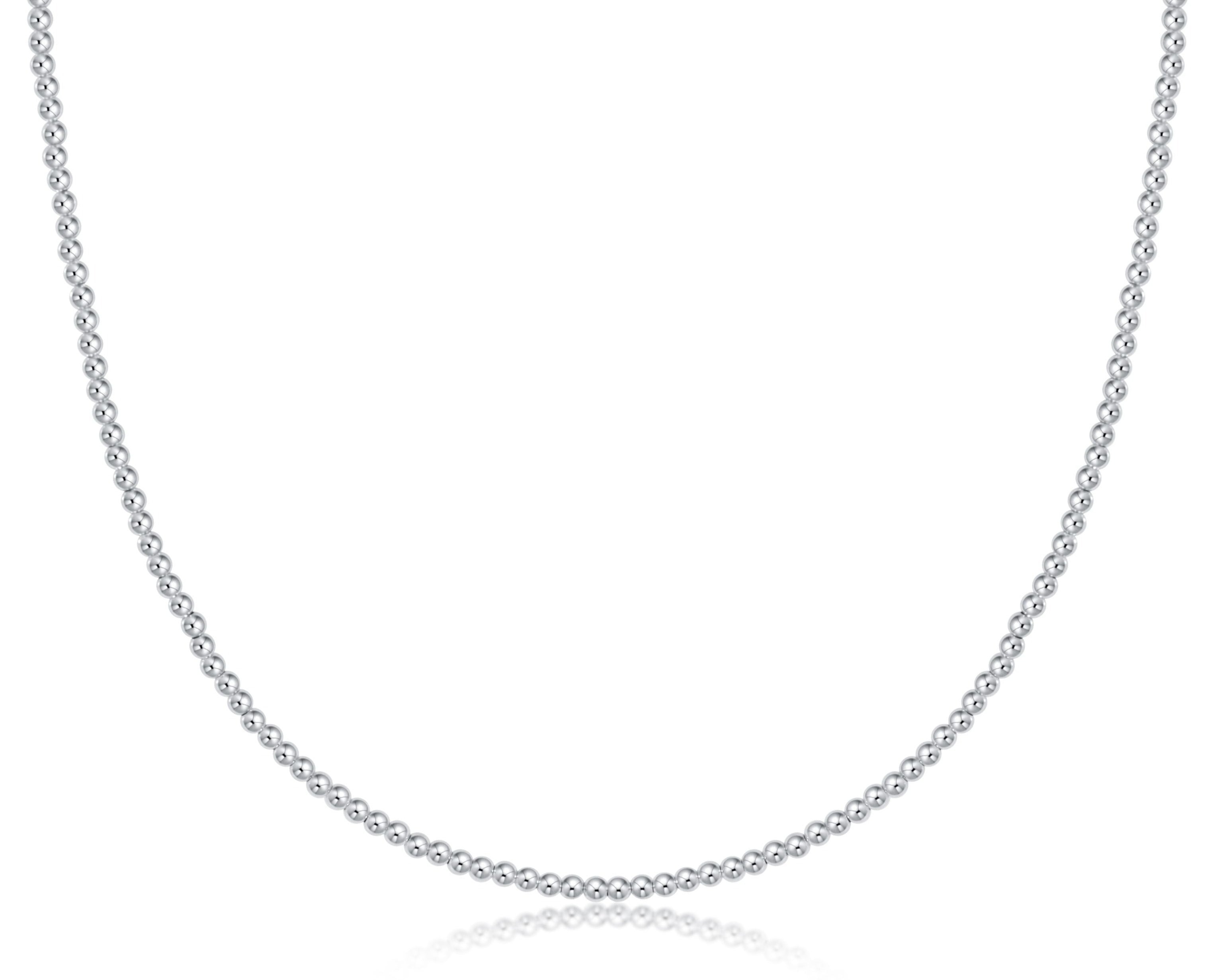 Choker Classic Sterling 2mm Bead