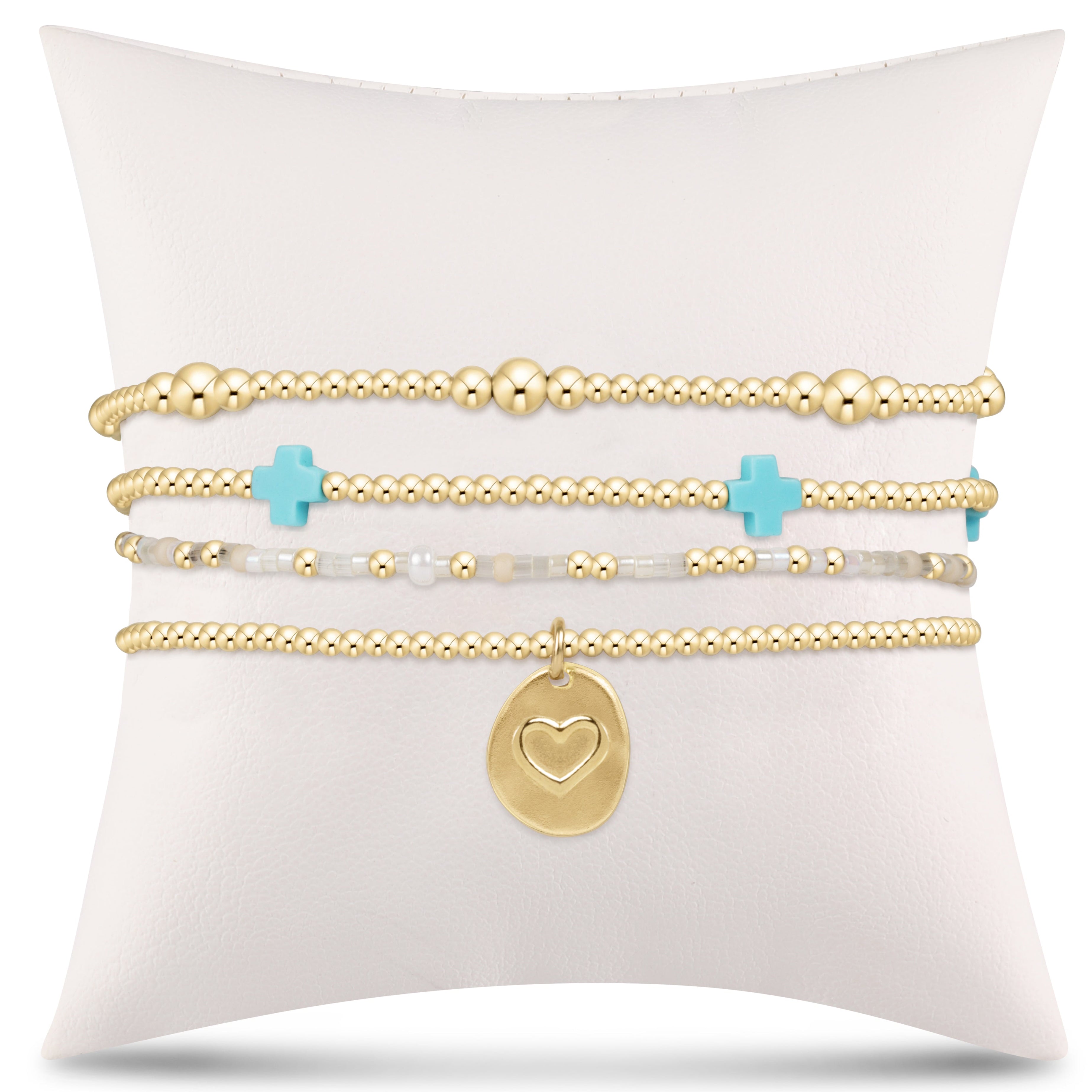 e's go-to gift stack - turquoise small inspire love
