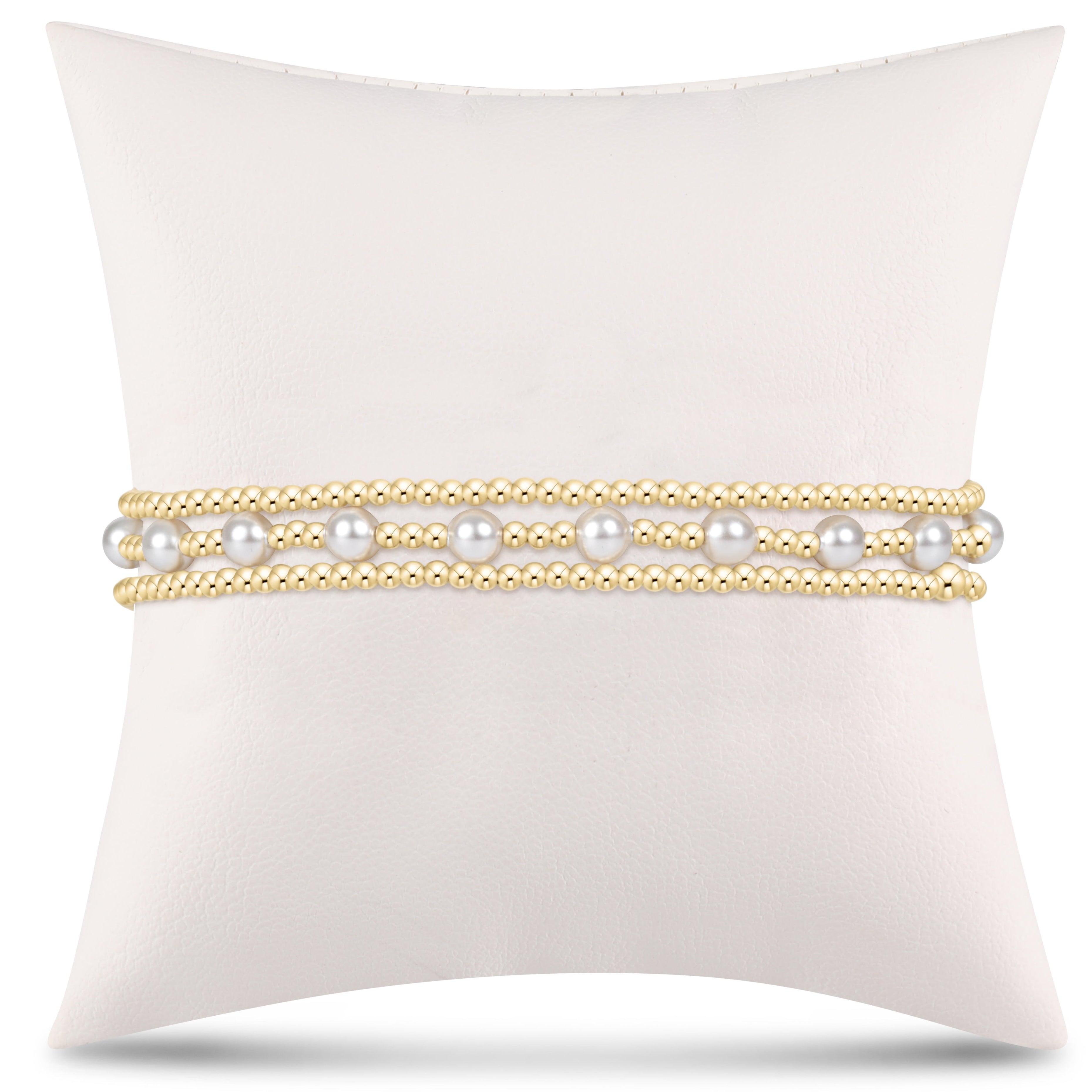 enewton Extends - simply classic sincerity stack - pearl - stack of 3