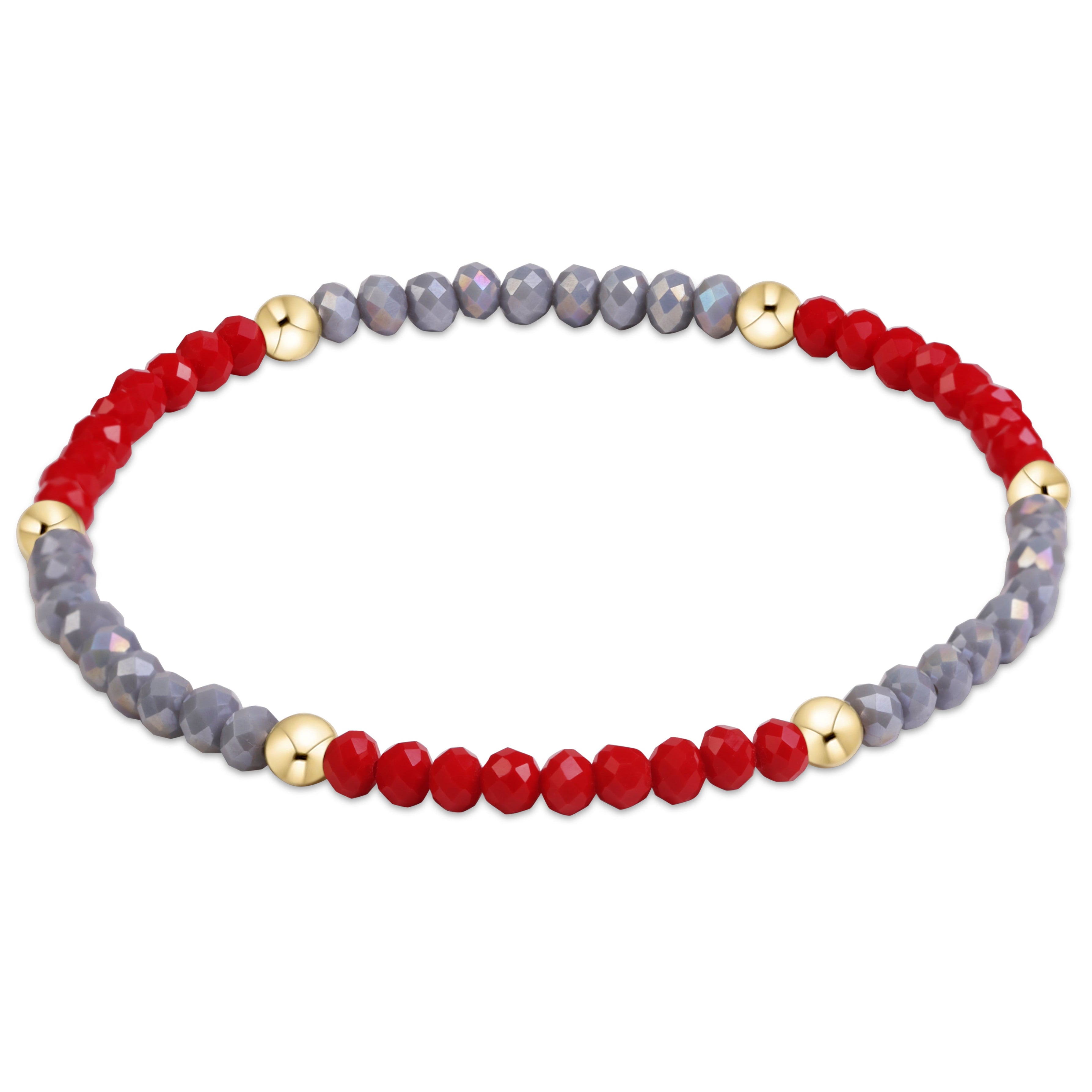 Gameday Flirty Presence Bracelet - Red - Grey