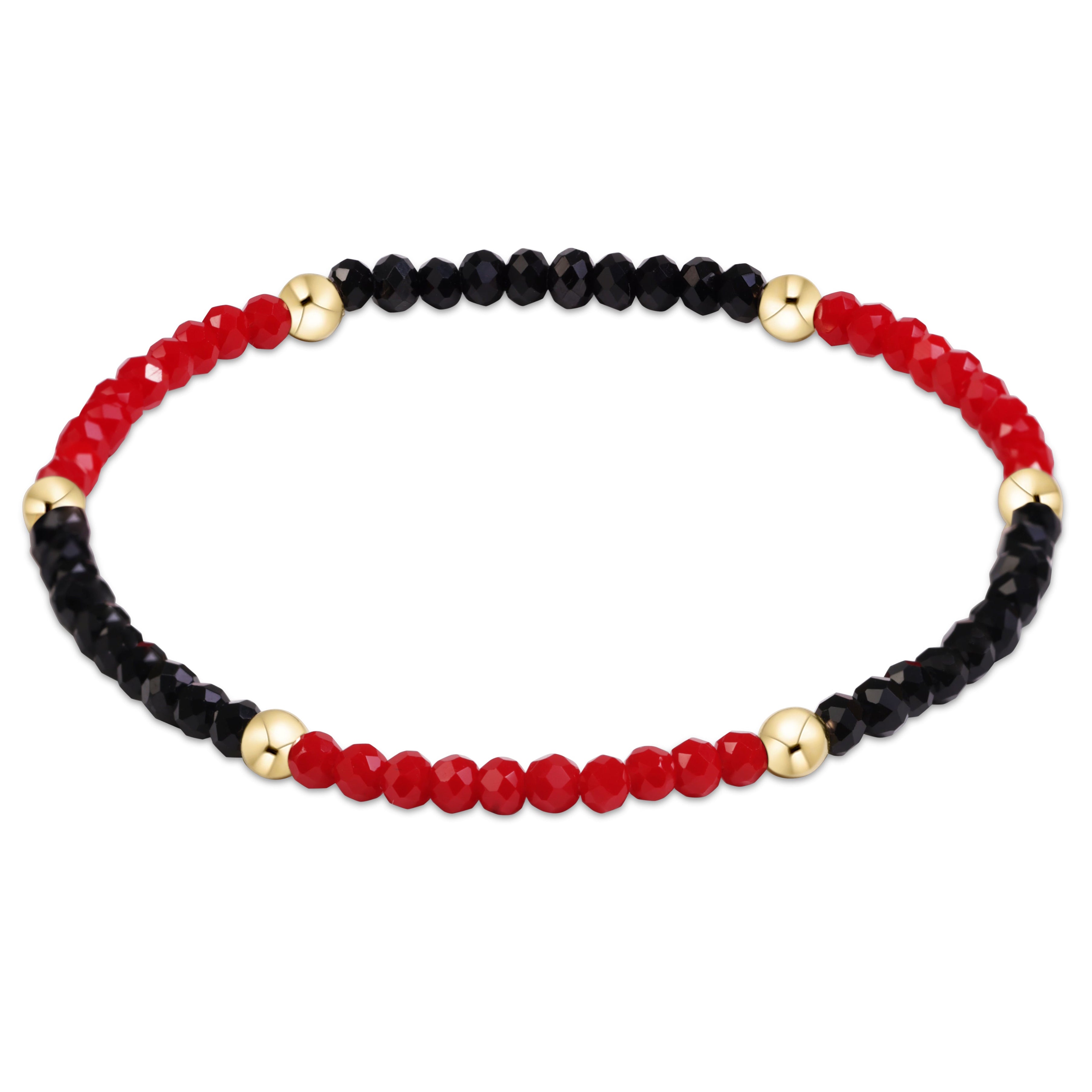 Gameday Flirty Presence Bracelet - Red - Black
