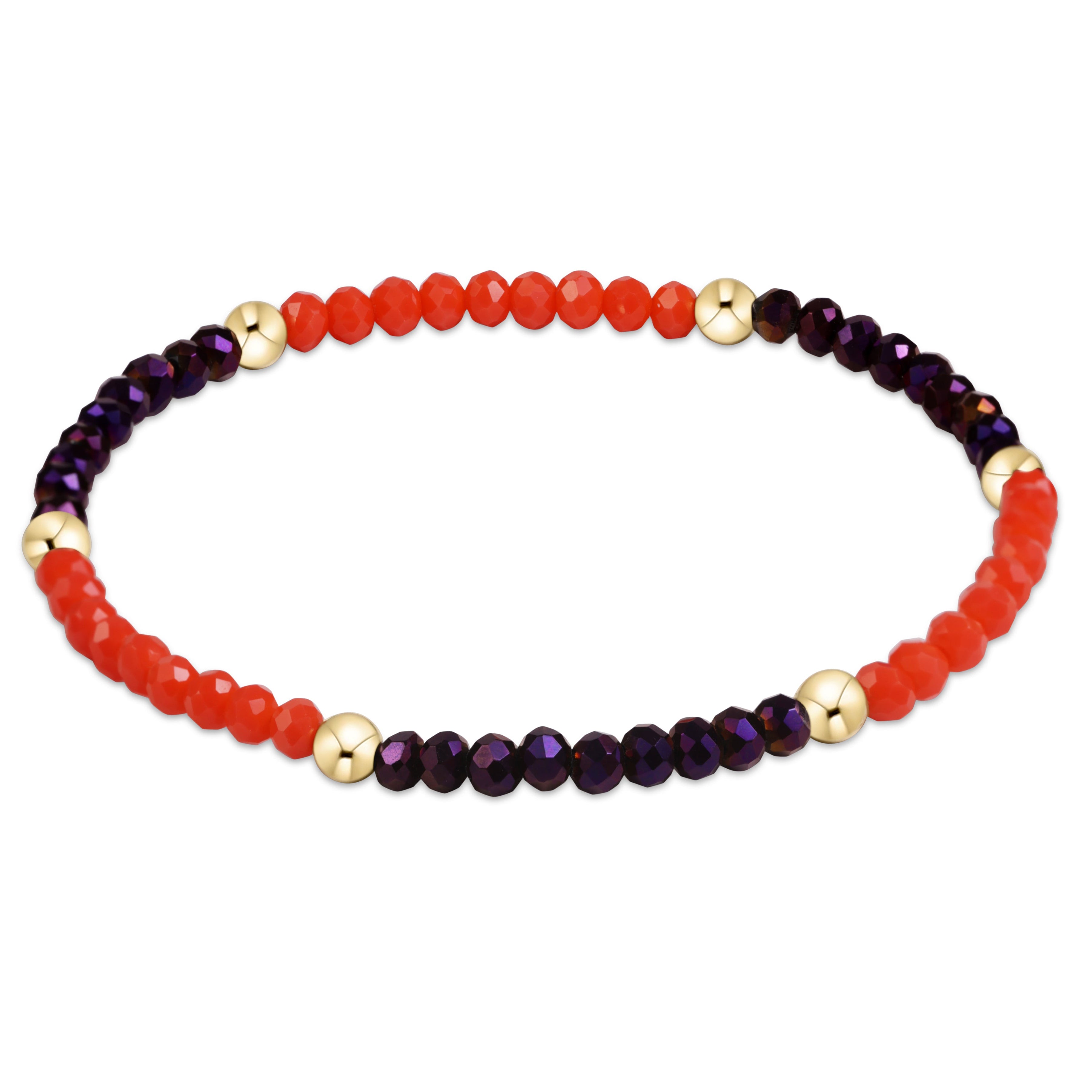 Gameday Flirty Presence Bracelet - Bright Orange - Purple