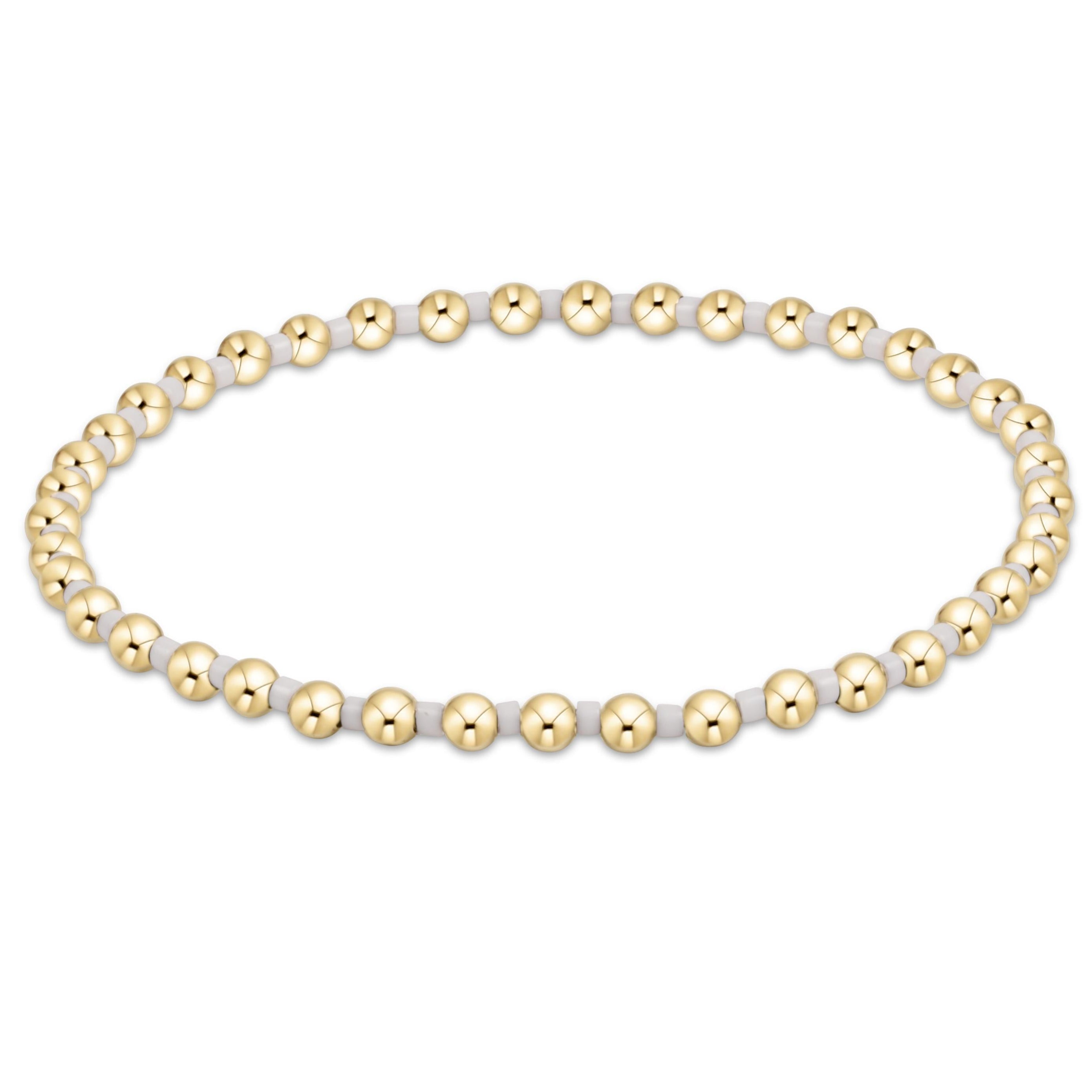 Hope Grateful Bracelet - White