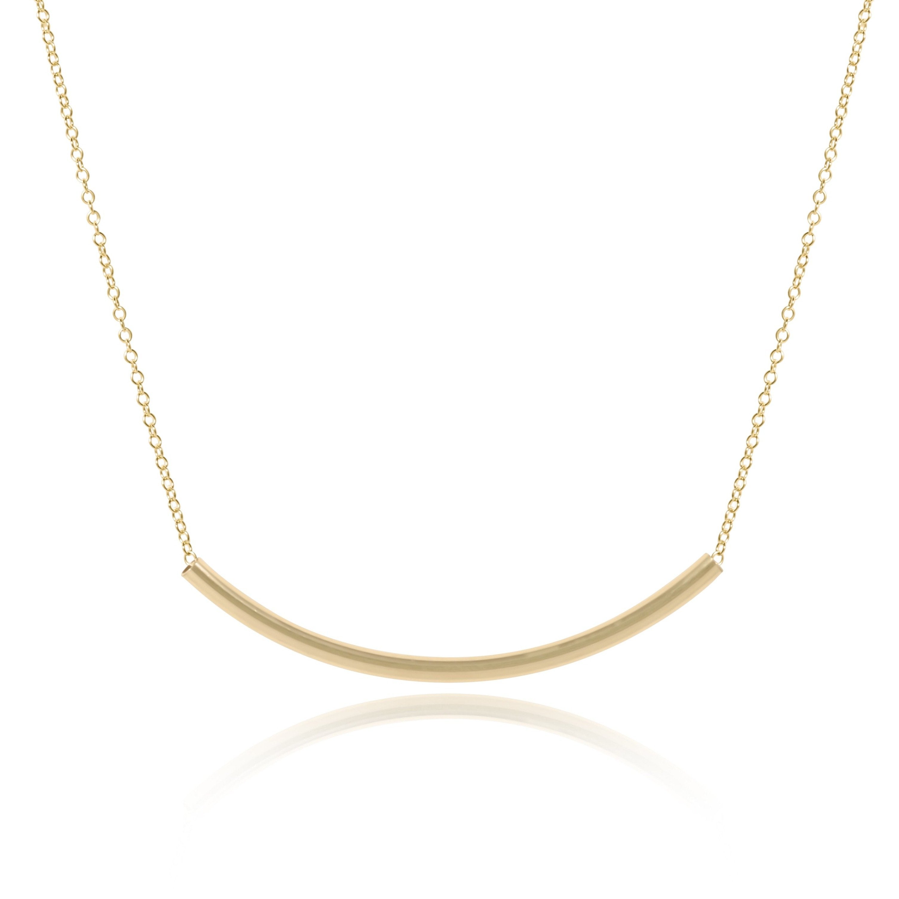 egirl 14" Necklace Gold - Bliss Bar Small Gold