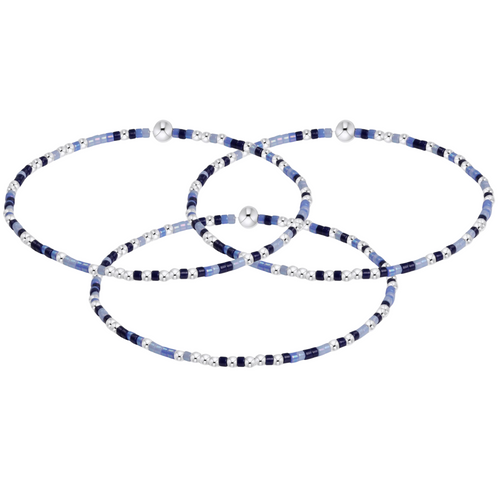 hope unwritten sterling bracelet - bringin' blue-ty back (set of 3)