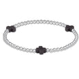 Signature Cross Sterling Pattern 3mm Bead Bracelet