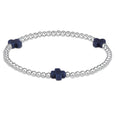 Signature Cross Sterling Pattern 3mm Bead Bracelet