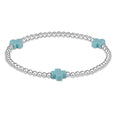 Signature Cross Sterling Pattern 3mm Bead Bracelet