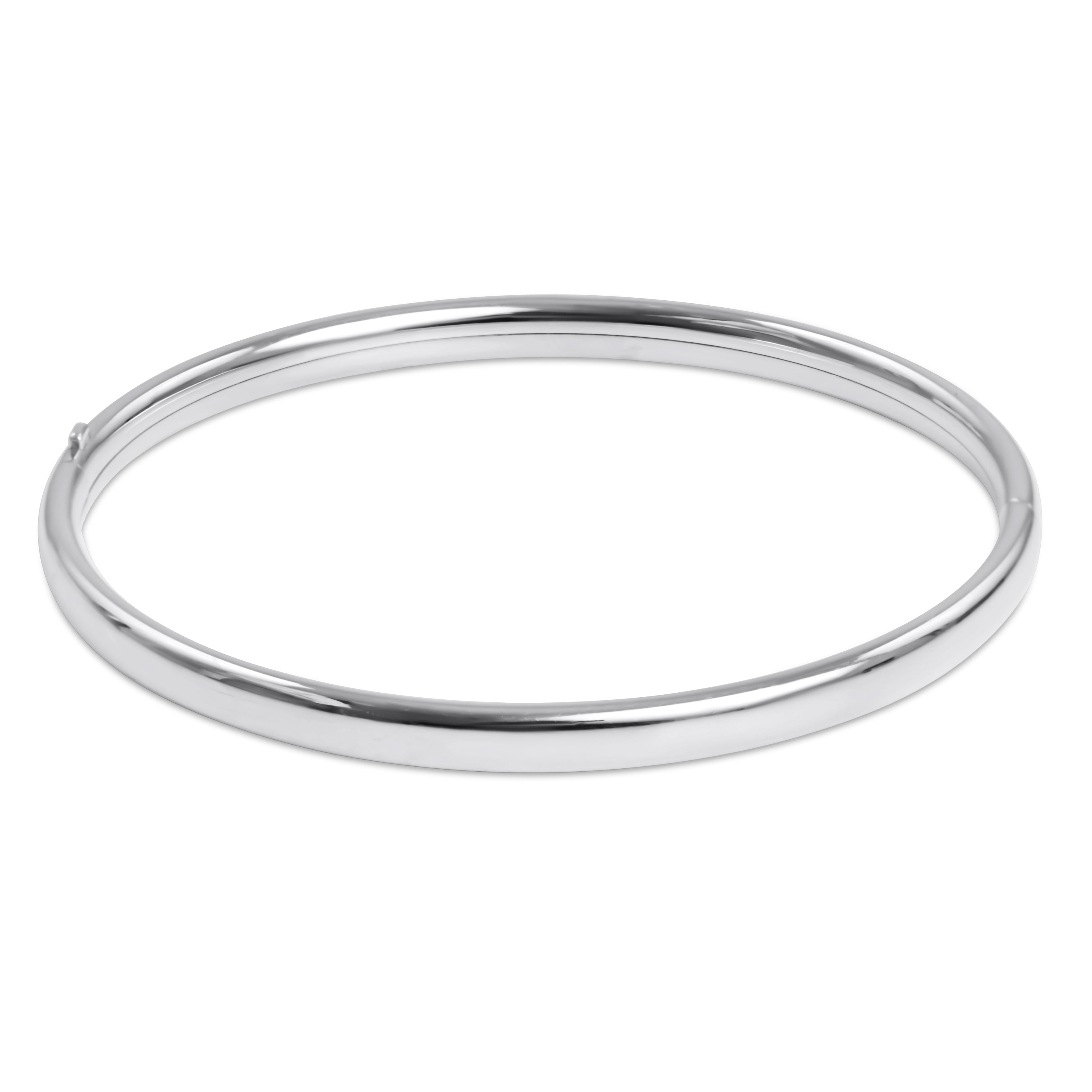cherish sterling bangle bracelet small