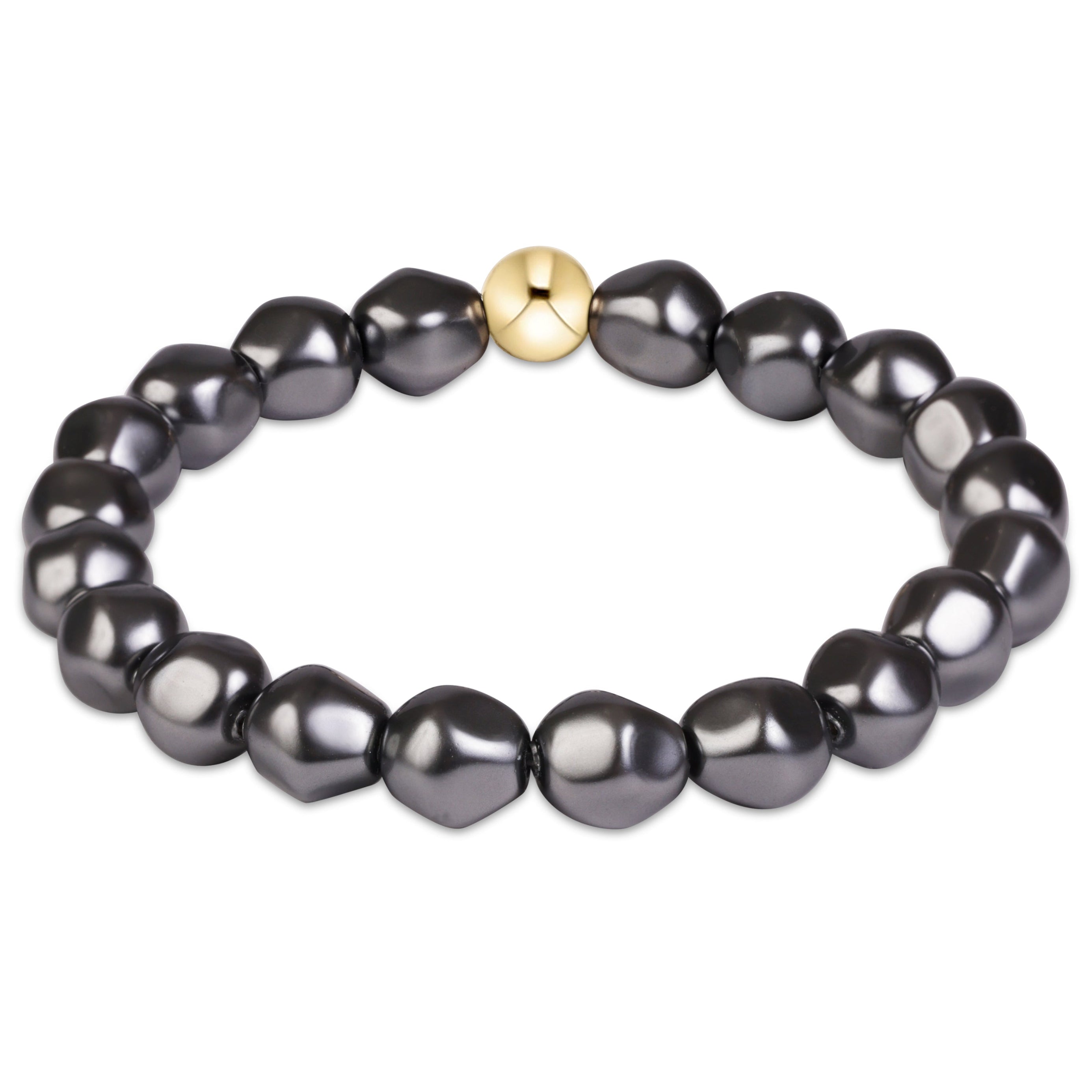 Classic Admire Pearl Dark Grey Bracelet