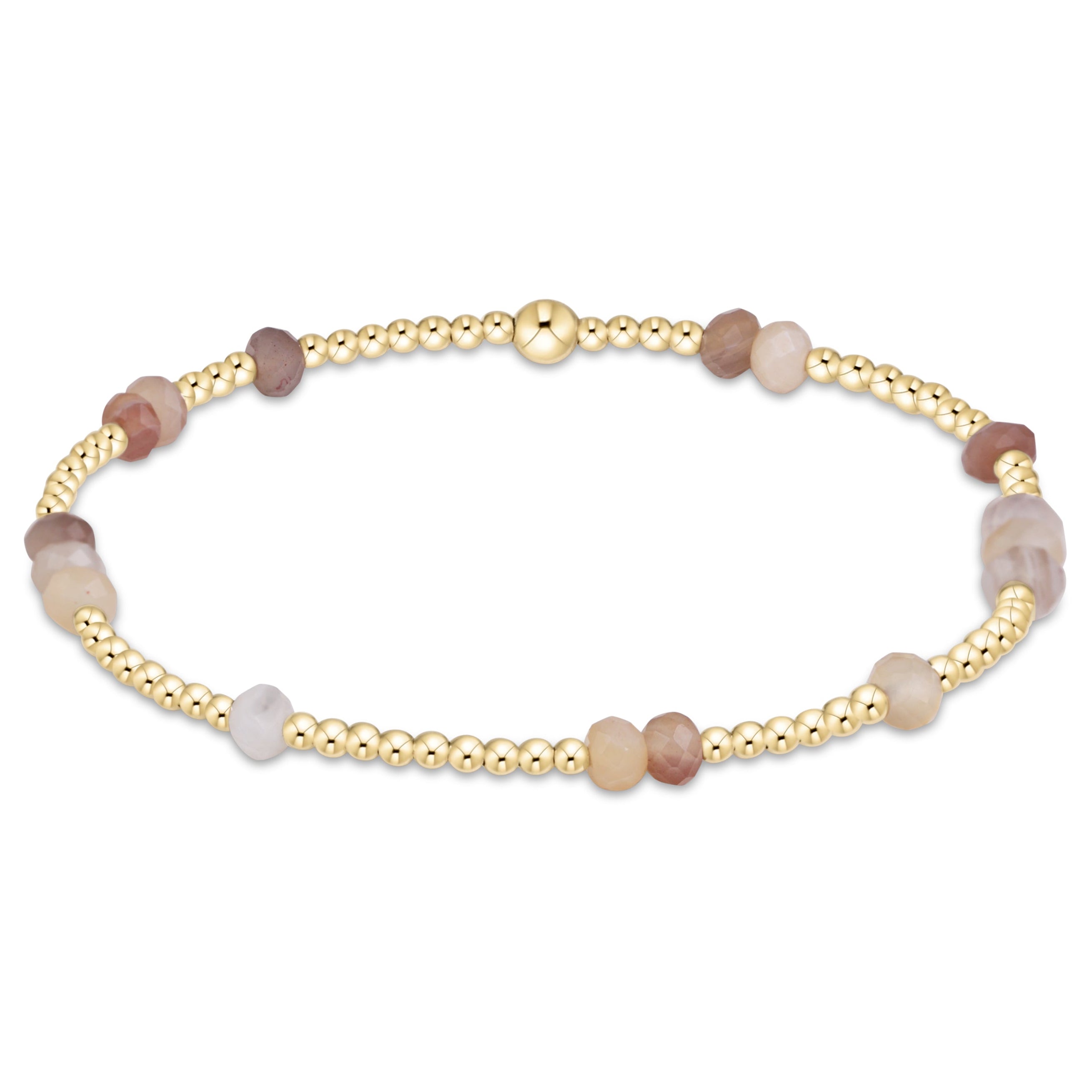 Hope Unwritten Gemstone 4mm Bracelet - Botswana Agate