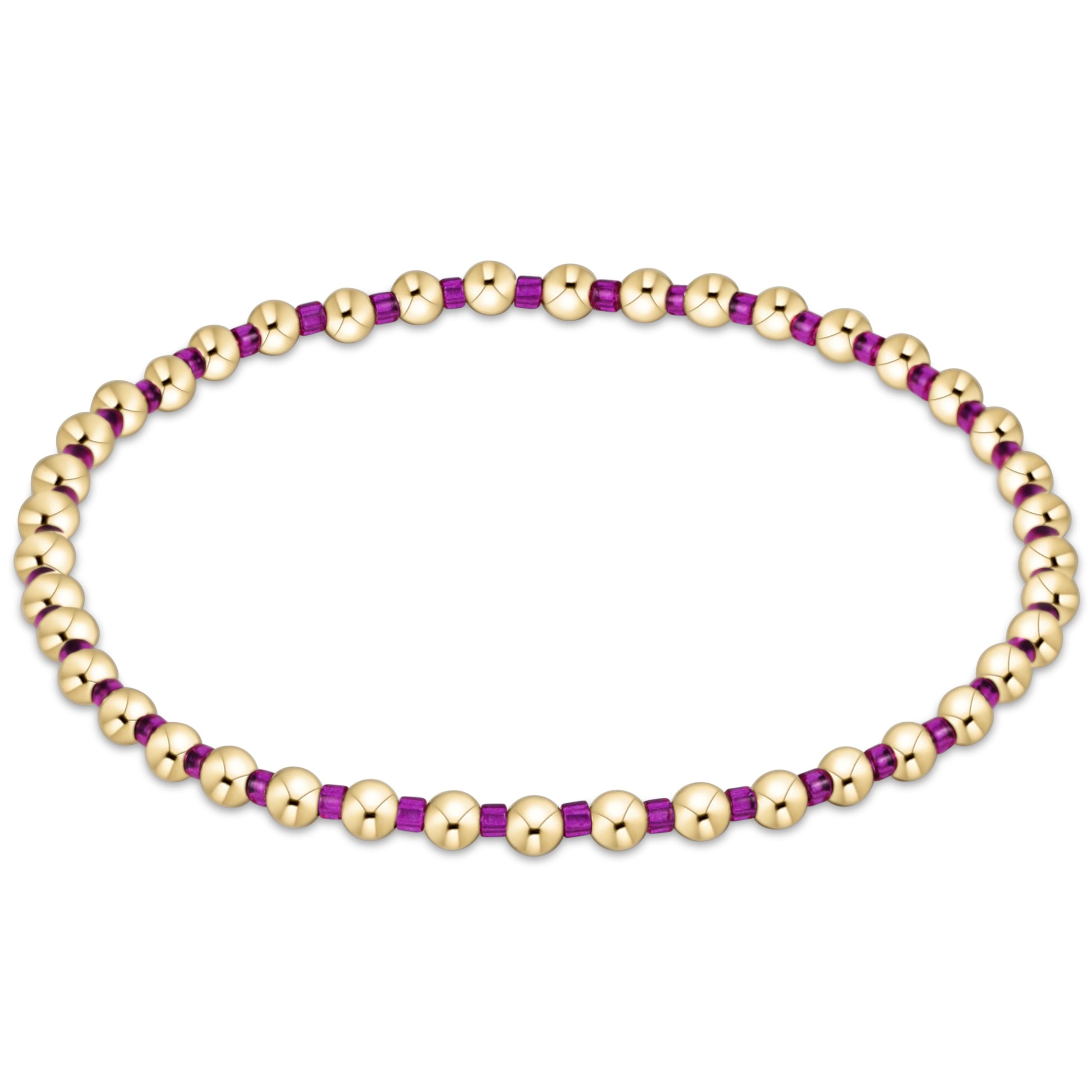 Hope Grateful Bracelet - Fuchsia