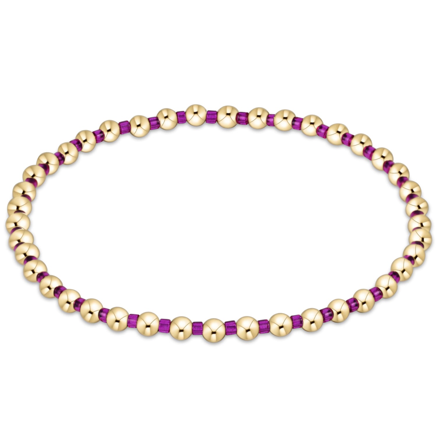 Hope Grateful Bracelet - Fuchsia