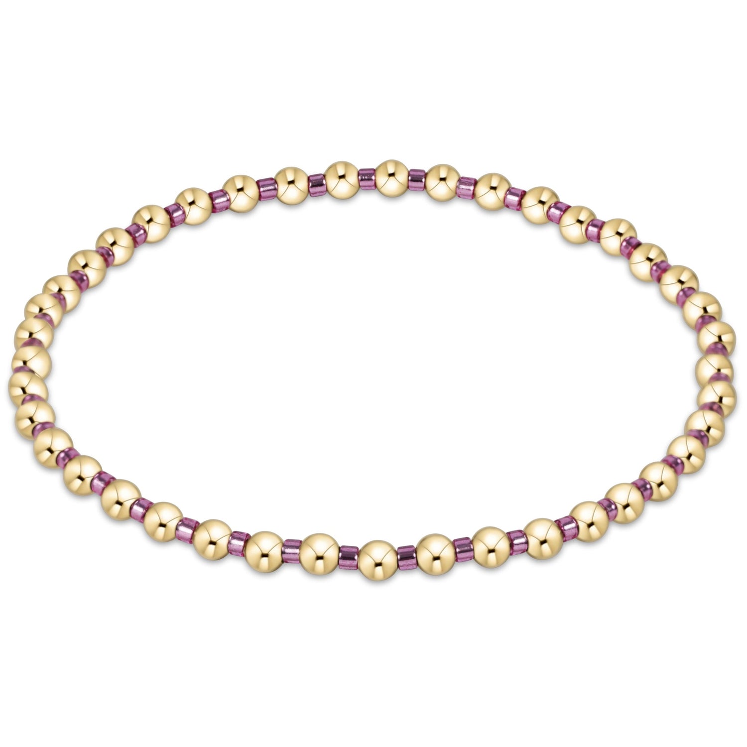 Hope Grateful Bracelet - Pink Metallic