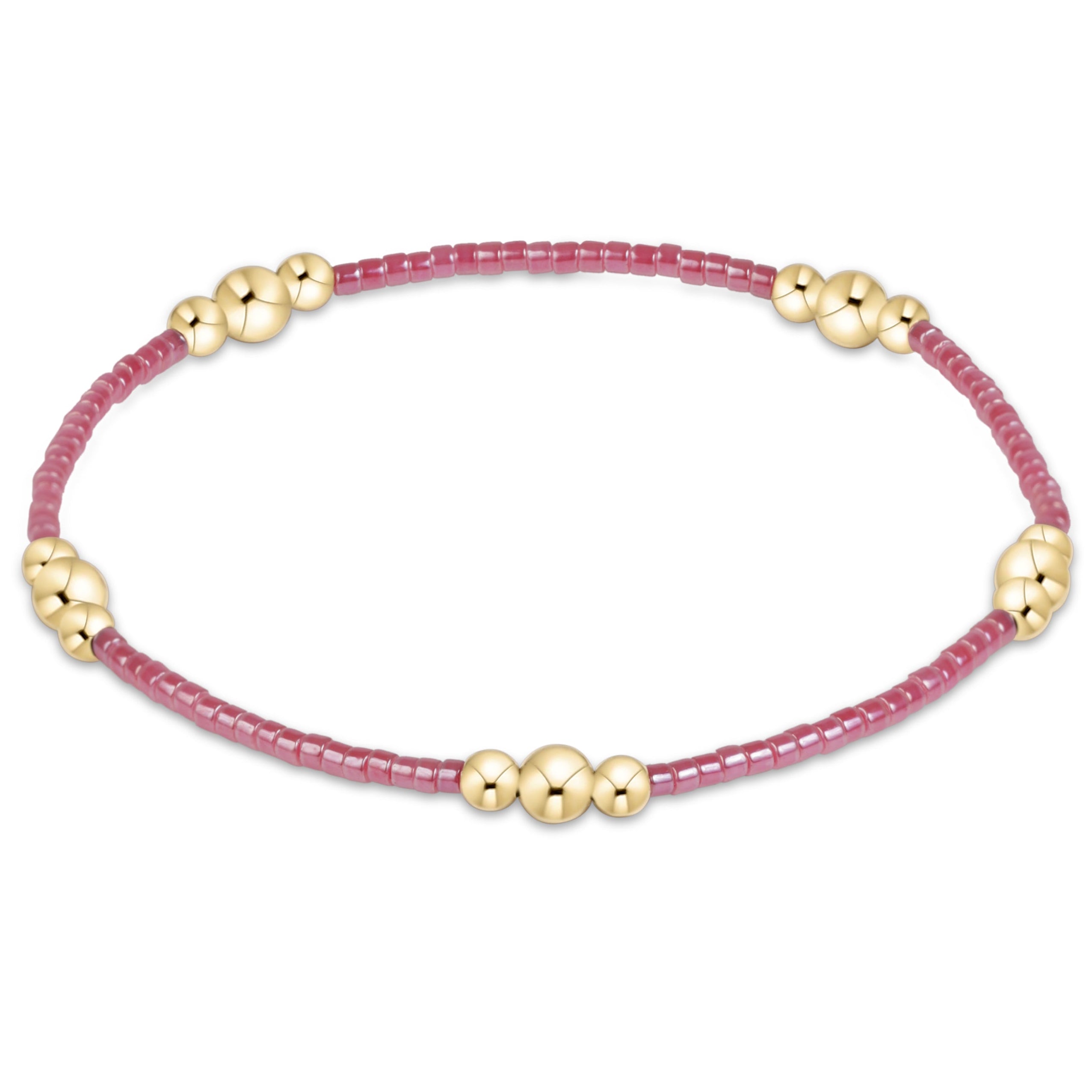 Hope Purpose Gold Bracelet - Pink Champagne