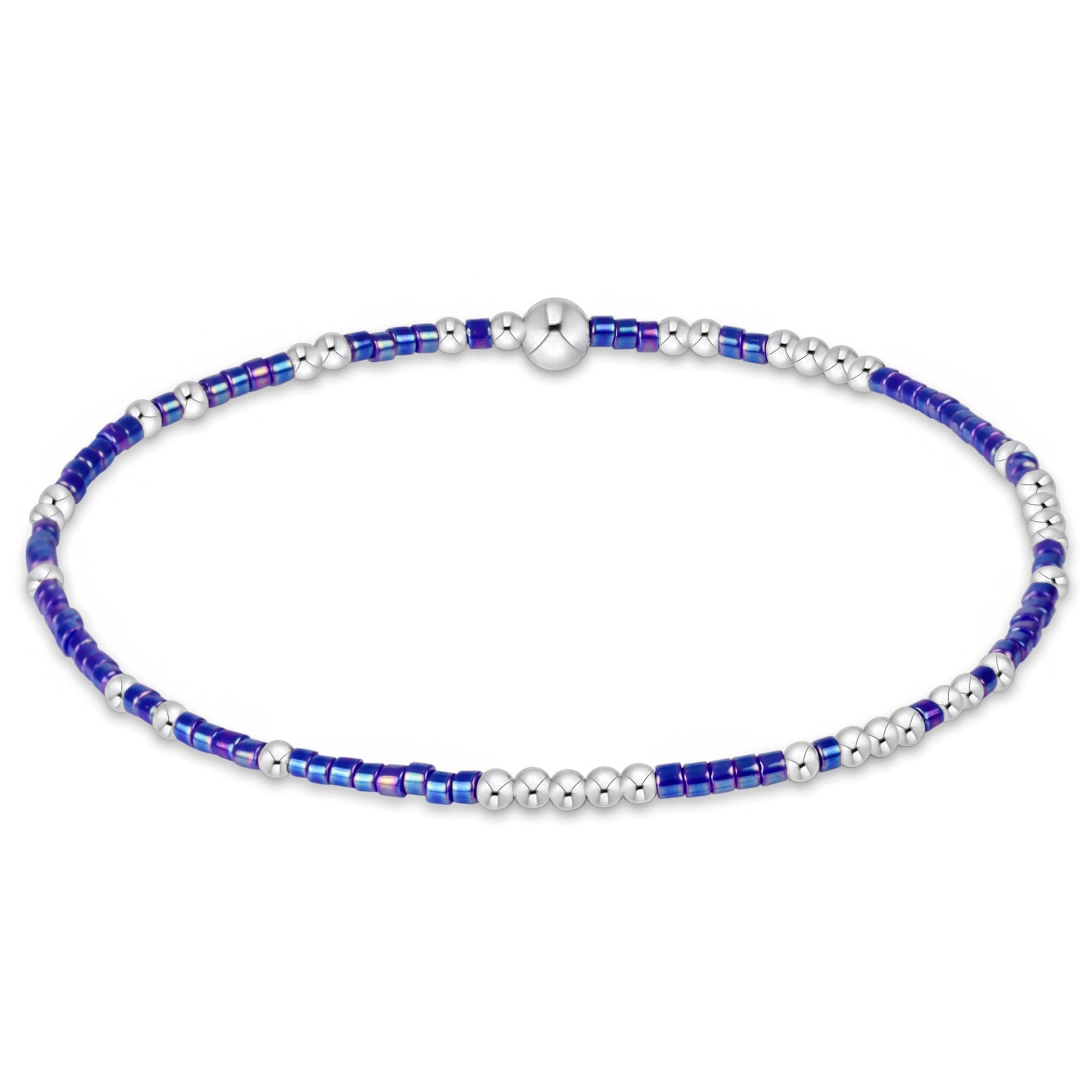 Hope Unwritten Sterling Bracelet - Blue Metallic