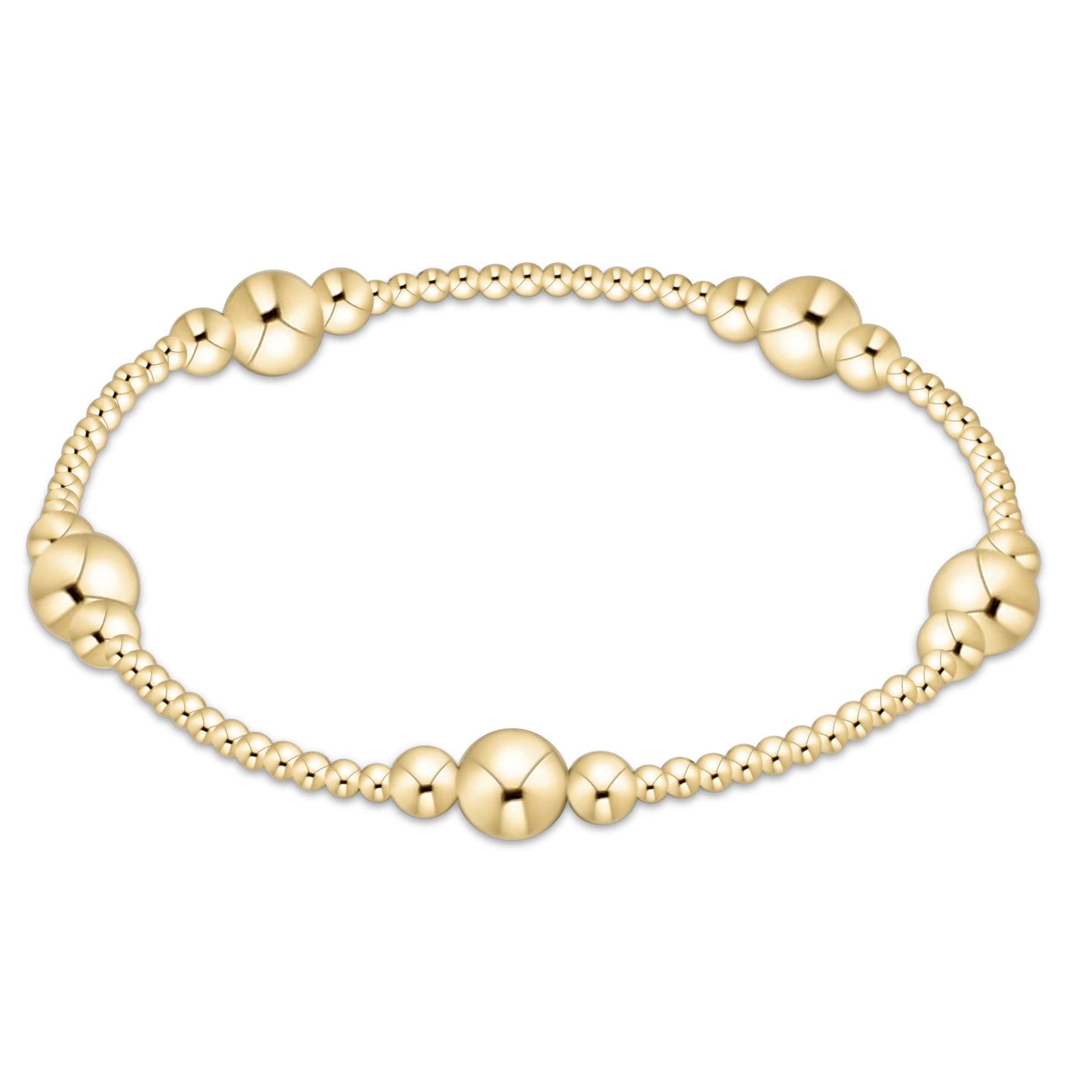 purpose gold 6mm bead bracelet