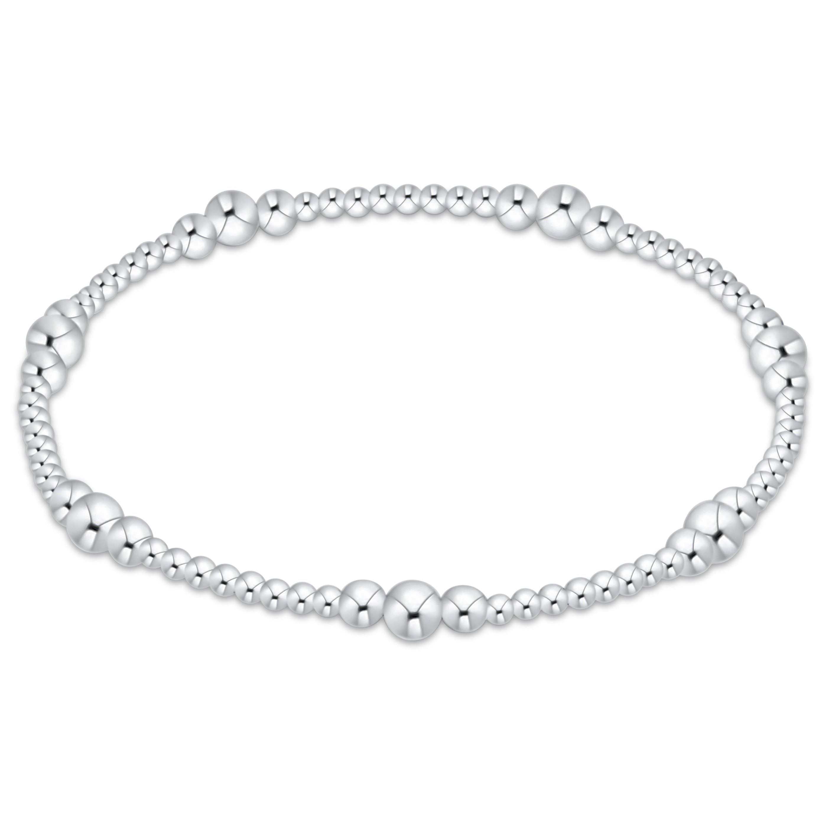 purpose sterling 4mm bead bracelet