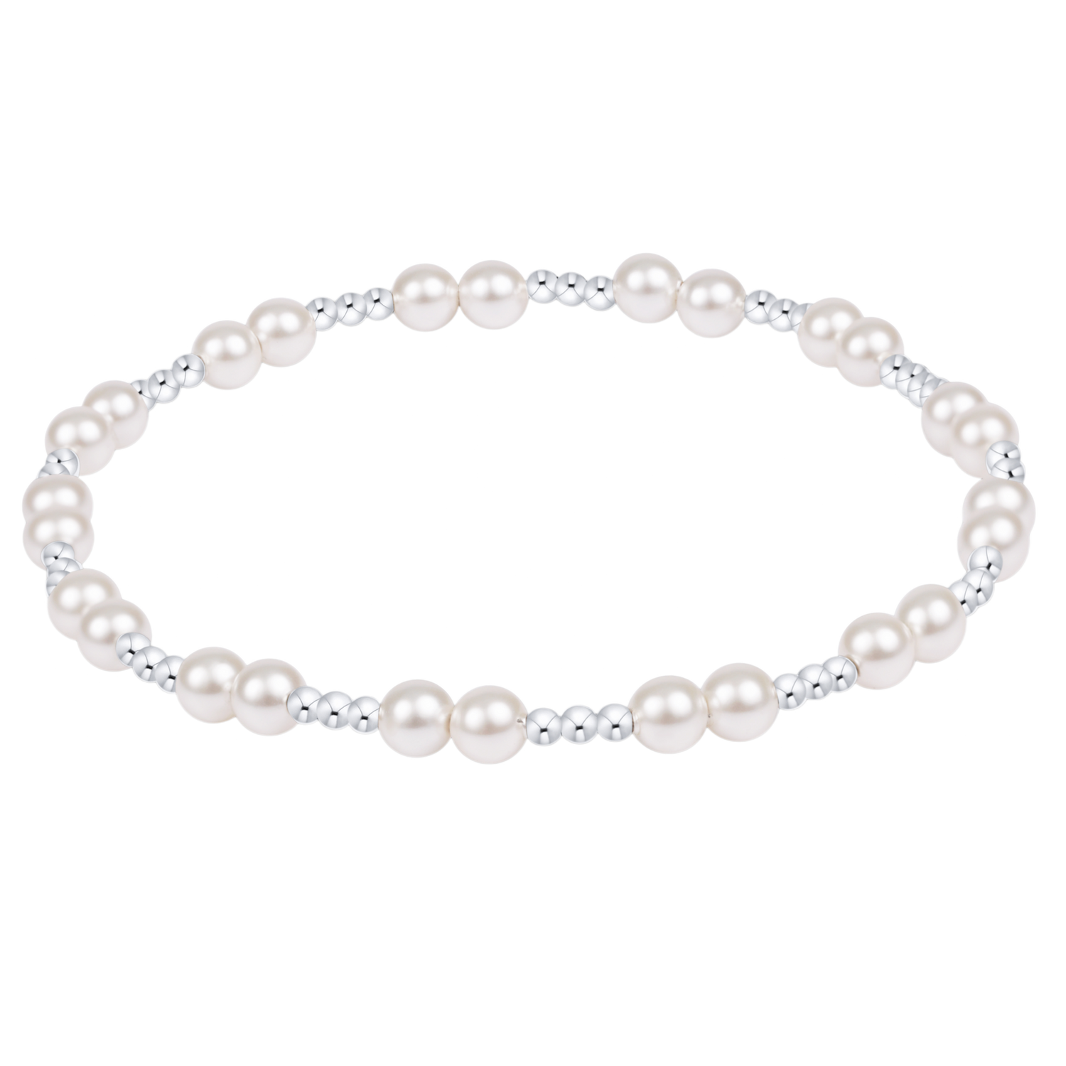 Together Pearl 4mm Sterling Bracelet