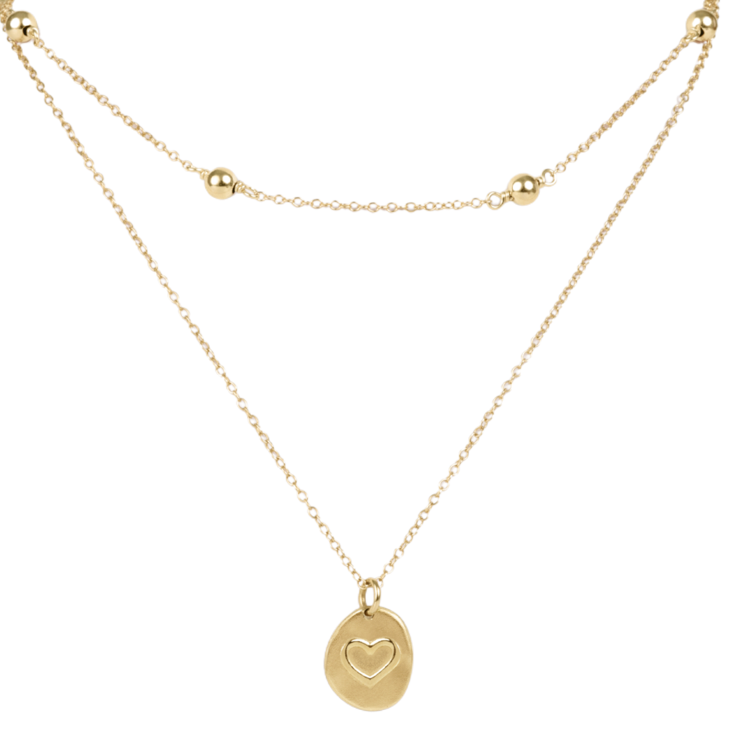 e's go-to gift layers - gold small inspire love