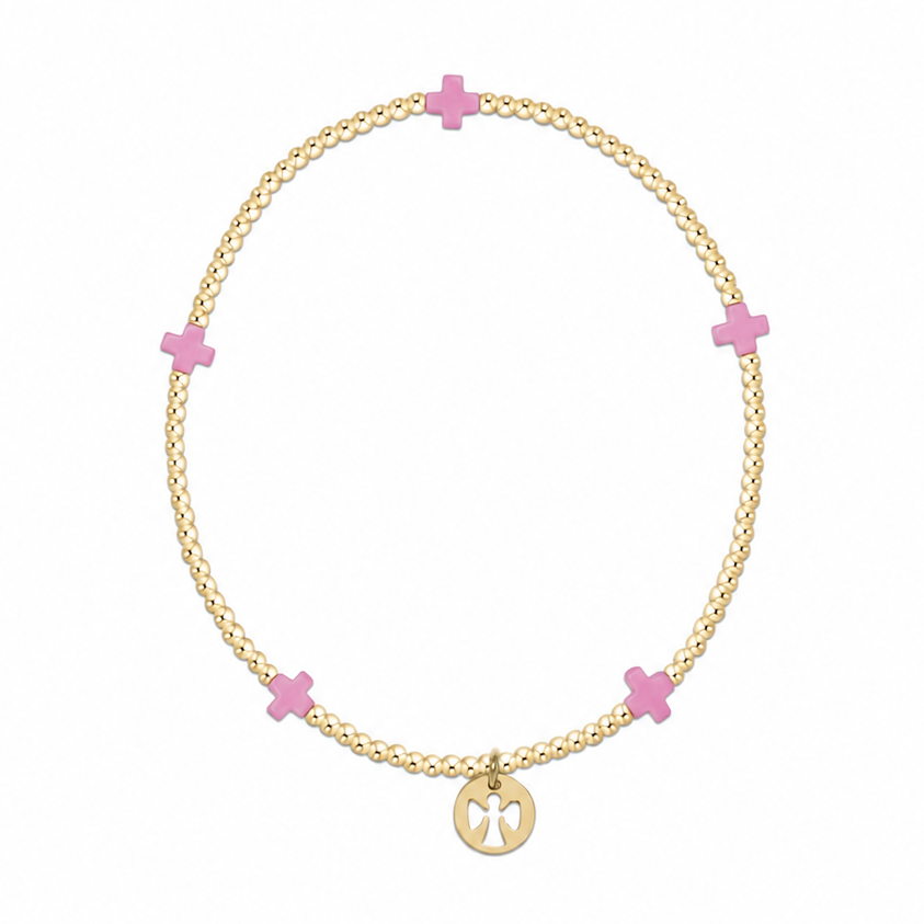 egives to Kesem Kids Signature Cross Bracelet