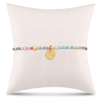 egirl Hope Unwritten Bracelet - Hot Mess - be you. Small Gold Disc