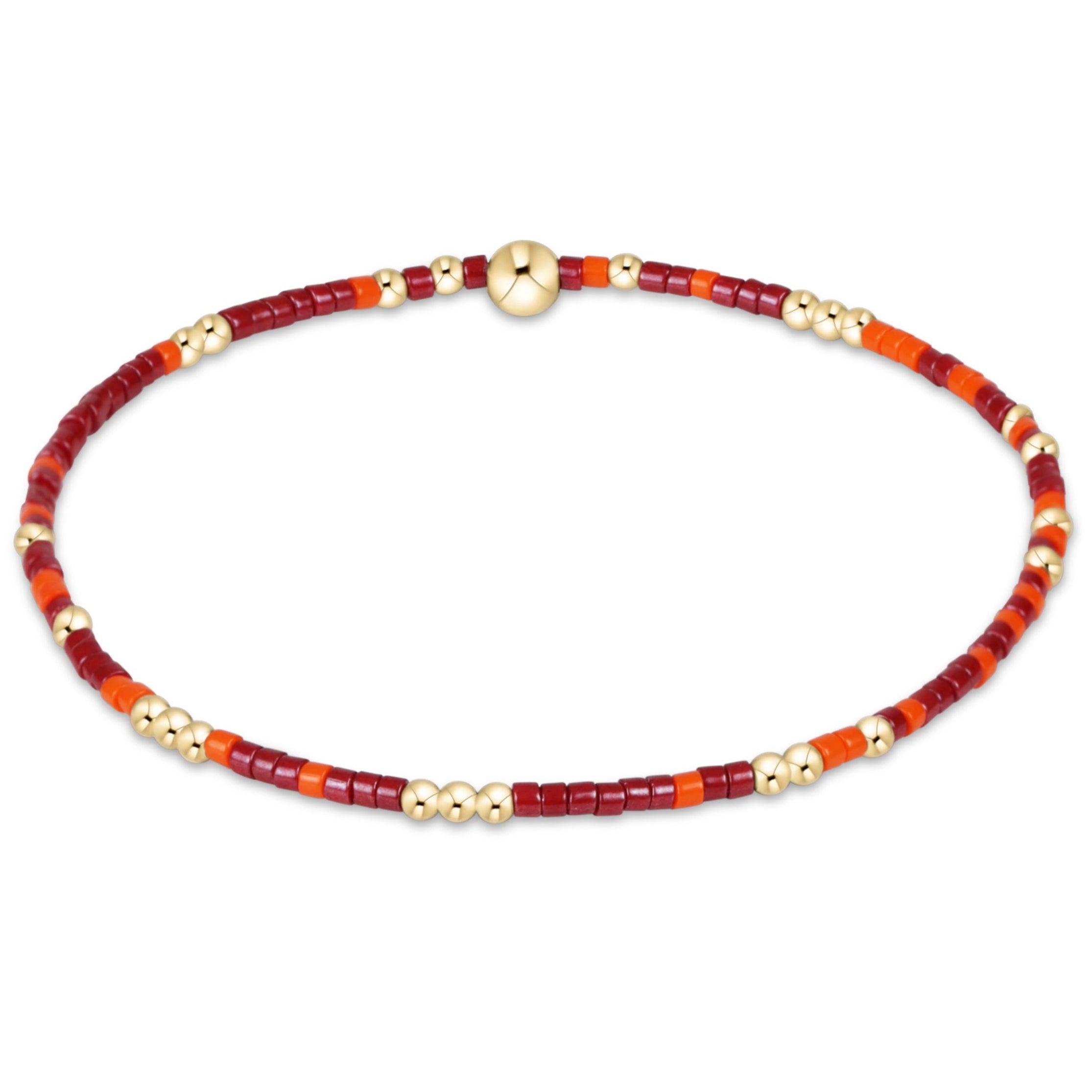 Gameday Hope Unwritten Bracelet - Bright Orange-Wine