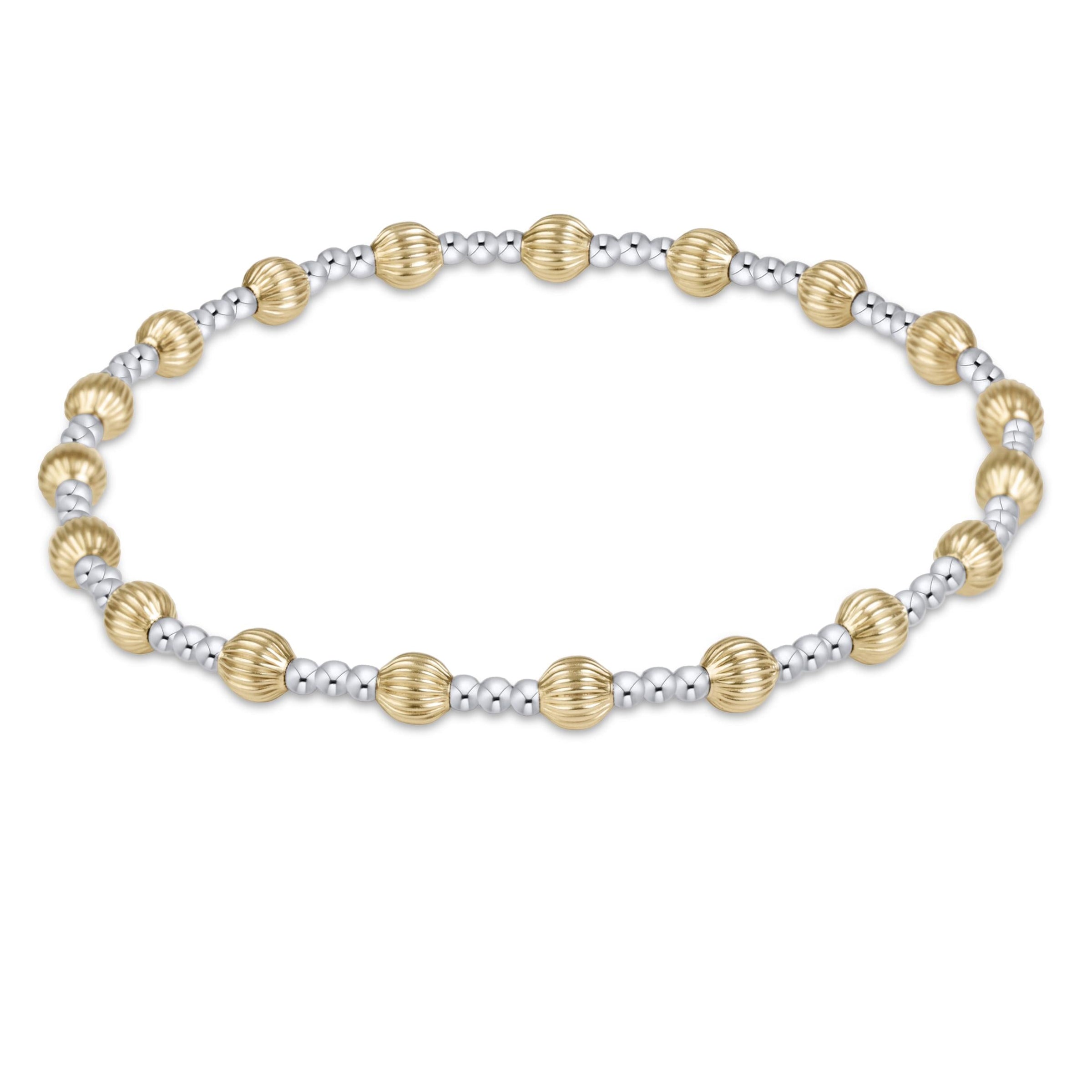 Dignity Sincerity Mixed Metal 4mm Bracelet