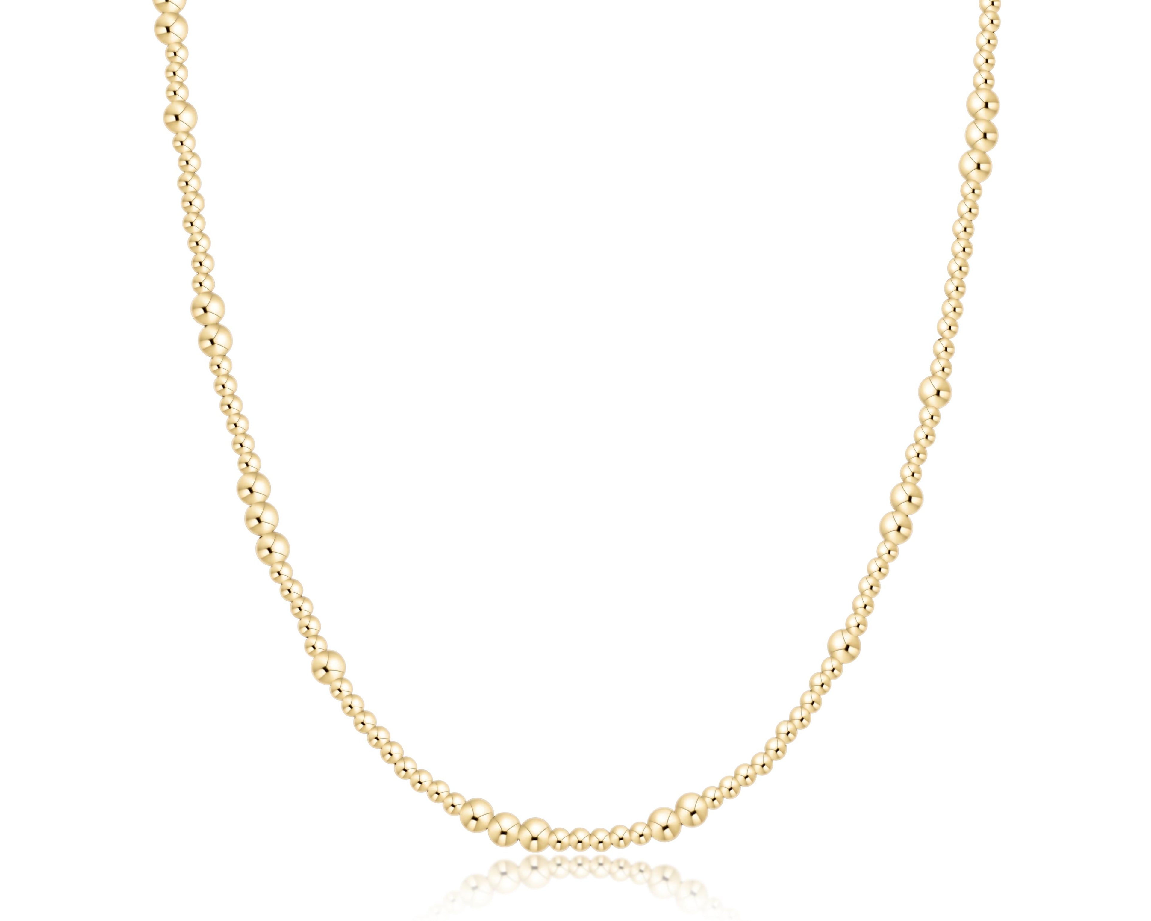 Choker Beaded - Hope Unwritten Gold 3mm