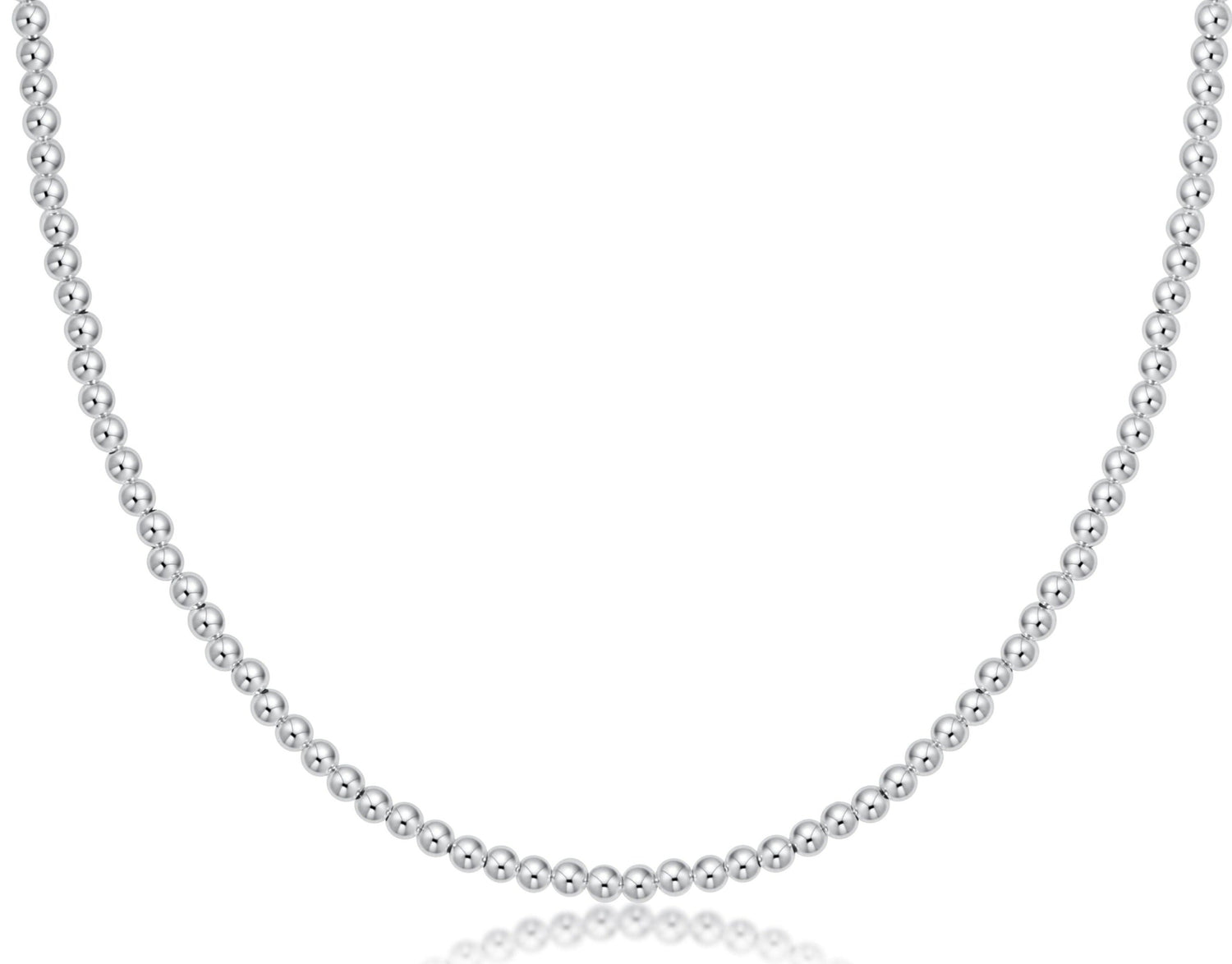 Choker Classic Sterling 3mm Bead