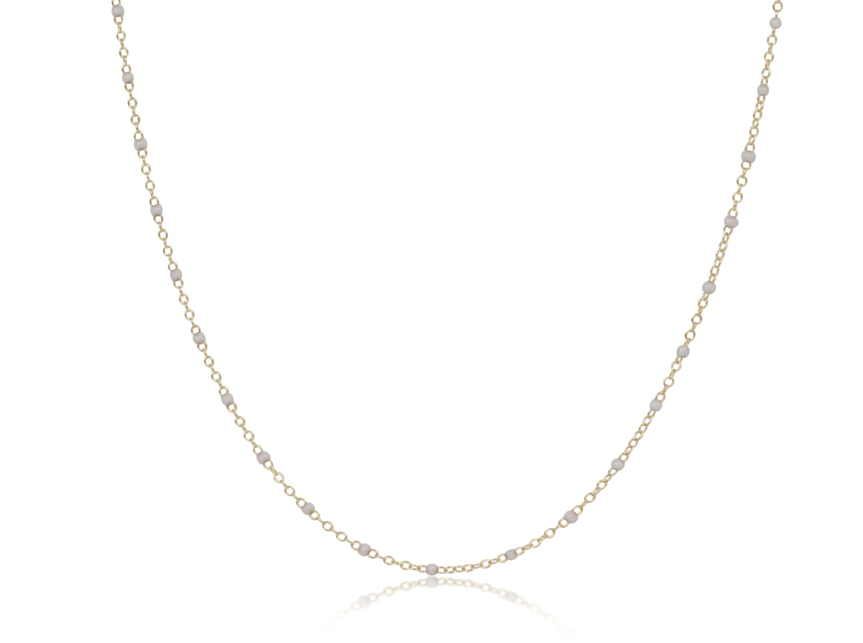 Choker Simplicity Chain Gold - 2mm Pearl