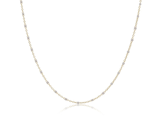 Choker Simplicity Chain Gold - 2mm Pearl