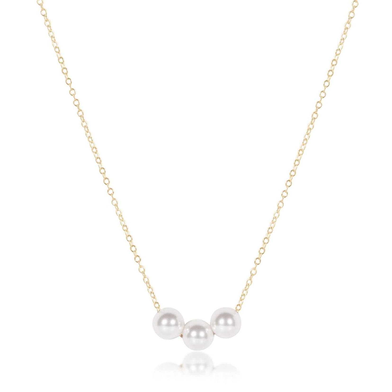 16" Necklace Gold - Joy Pearl
