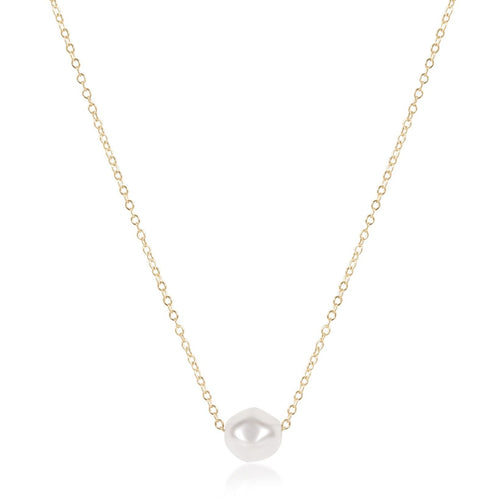 16" Necklace Gold - Admire Pearl