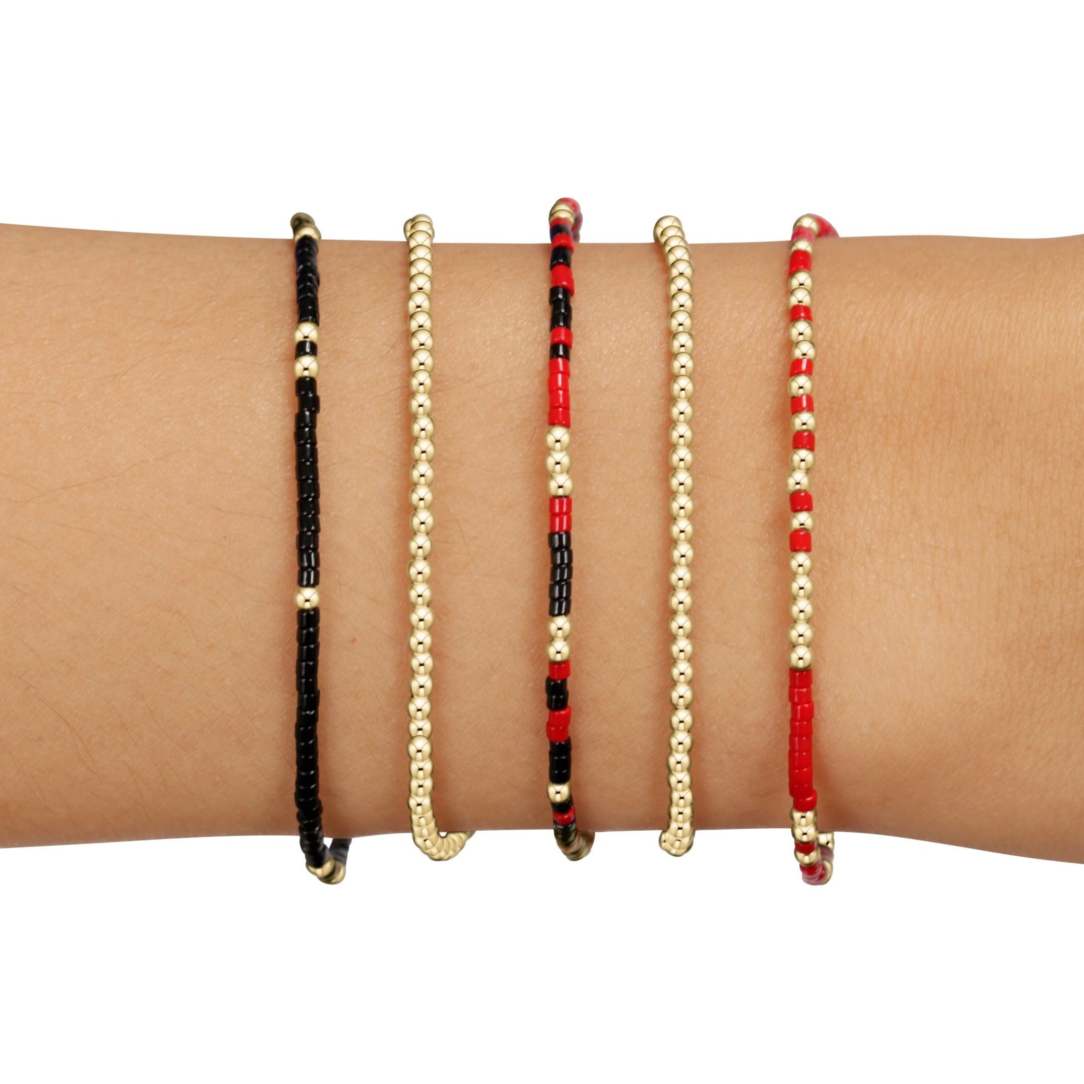 Fan Favorite Gameday Stack of 5 - Bright Red-Onyx