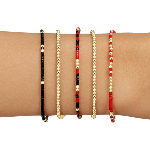 Fan Favorite Gameday Stack of 5 - Bright Red-Onyx