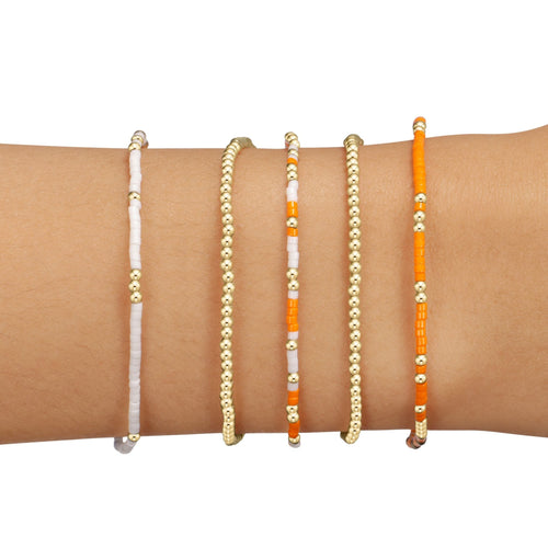 Fan Favorite Gameday Stack of 5 - Orange-White