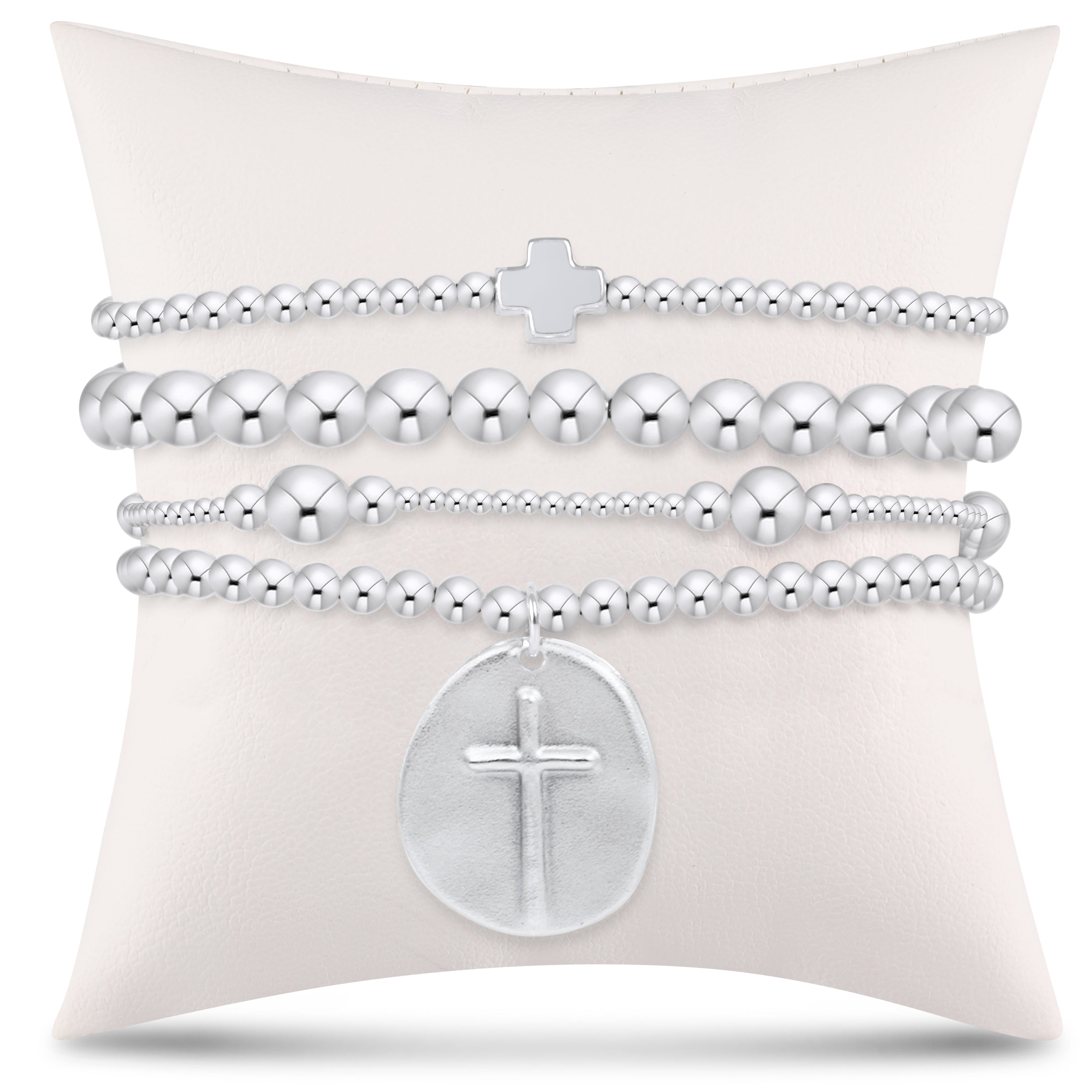 e's luxe go-to gift stack - sterling