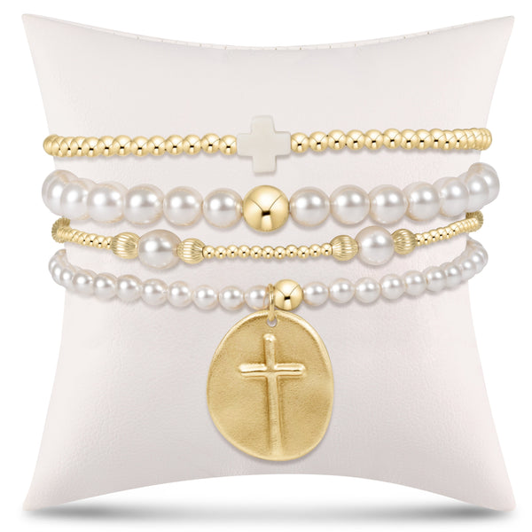 e's luxe go-to gift stack - off-white