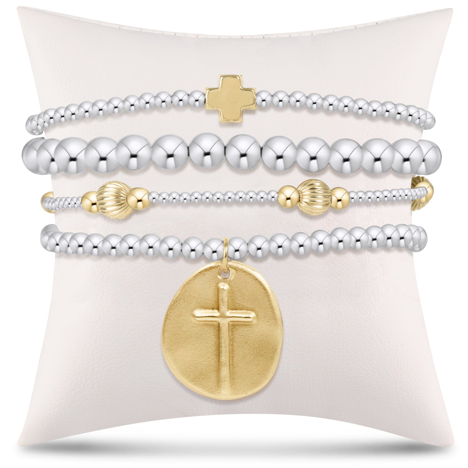 e's luxe go-to gift stack - mixed metal